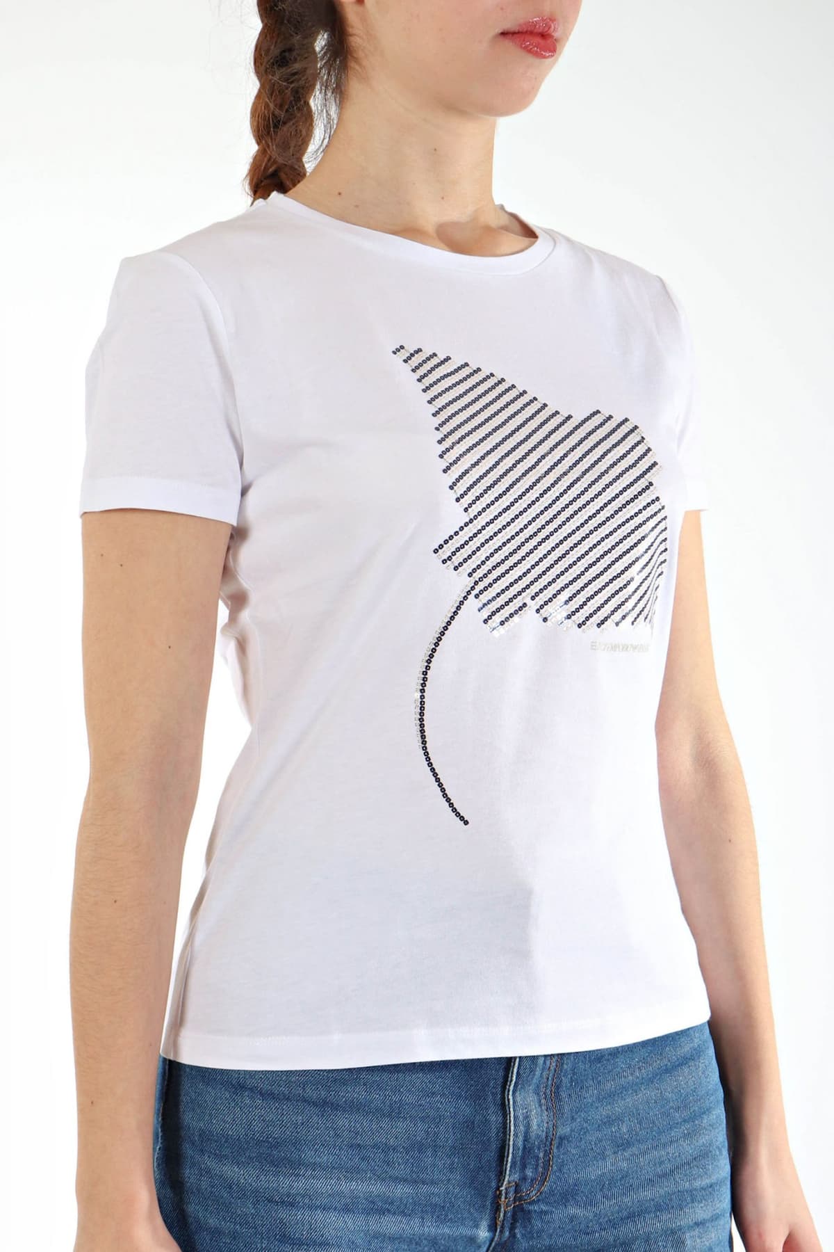 ARMANI 7 T-SHIRT ΣΧΕΔΙΟ ΠΟΥΛΙΕΣ ΛΕΥΚΟ