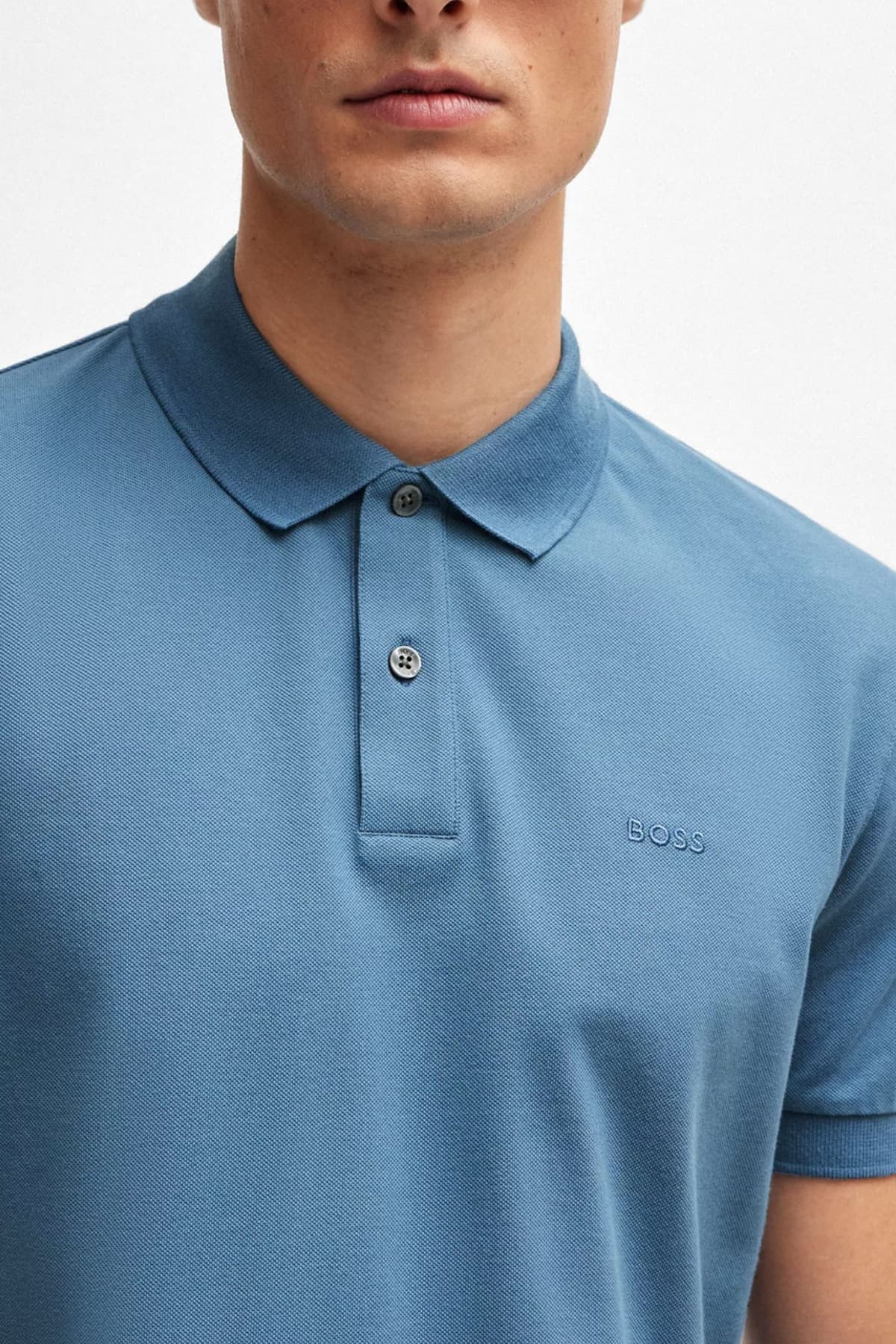 BOSS Κοντομάνικη Piqué Polo της σειράς Pallas