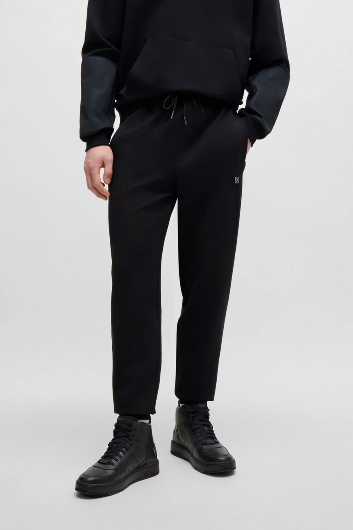 HUGO ΠΑΝΤΕΛΟΝΙ ΦΟΡΜΑ DIMACS SILVER FRAME LOGO ΜΕΤΑΛΛΙΚΟ ΜΑΥΡΟ