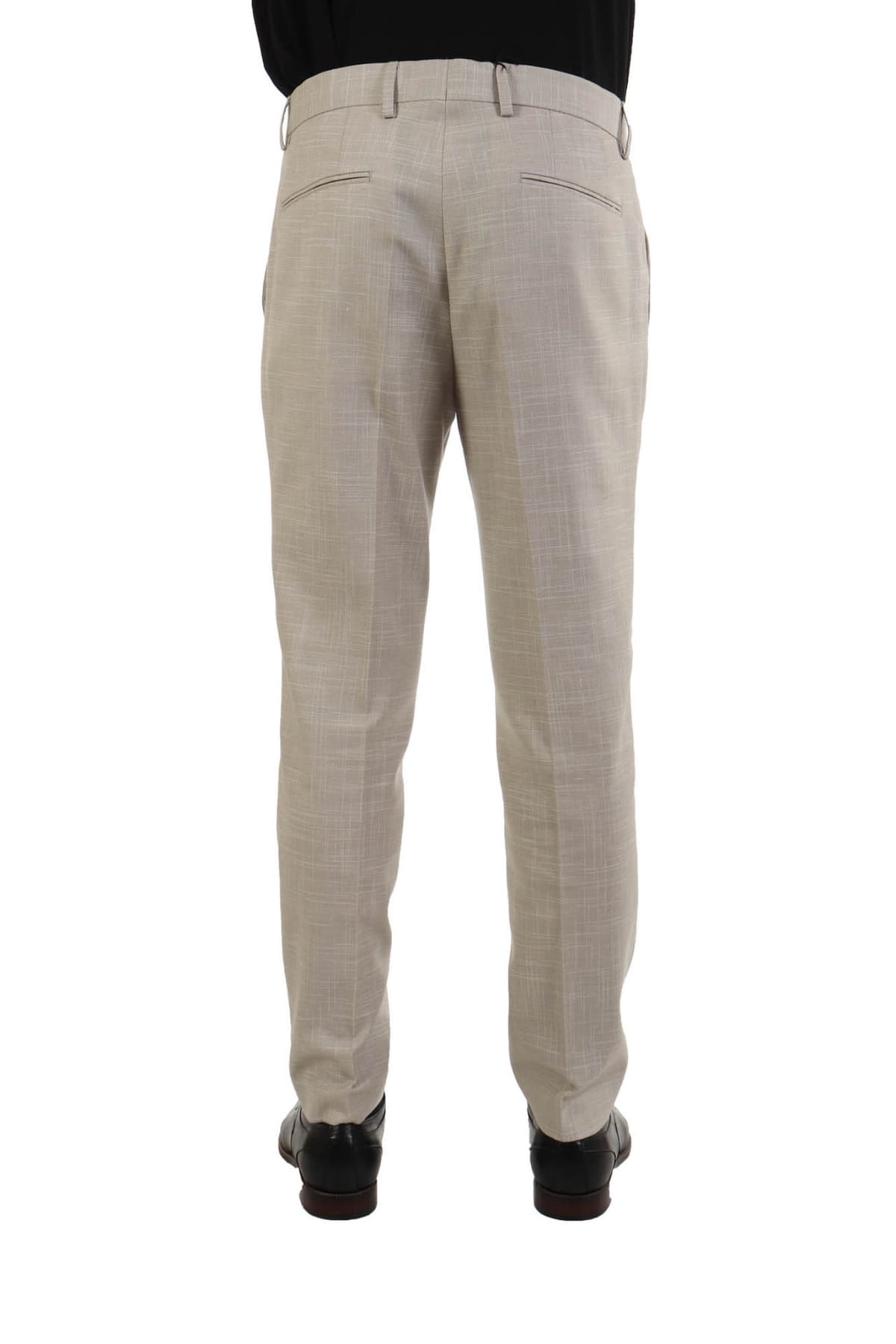 BOSS ΠΑΝΤΕΛΟΝΙ CHINO SLIM FIT H-GENIUS-241 ΕΚΡΟΥ