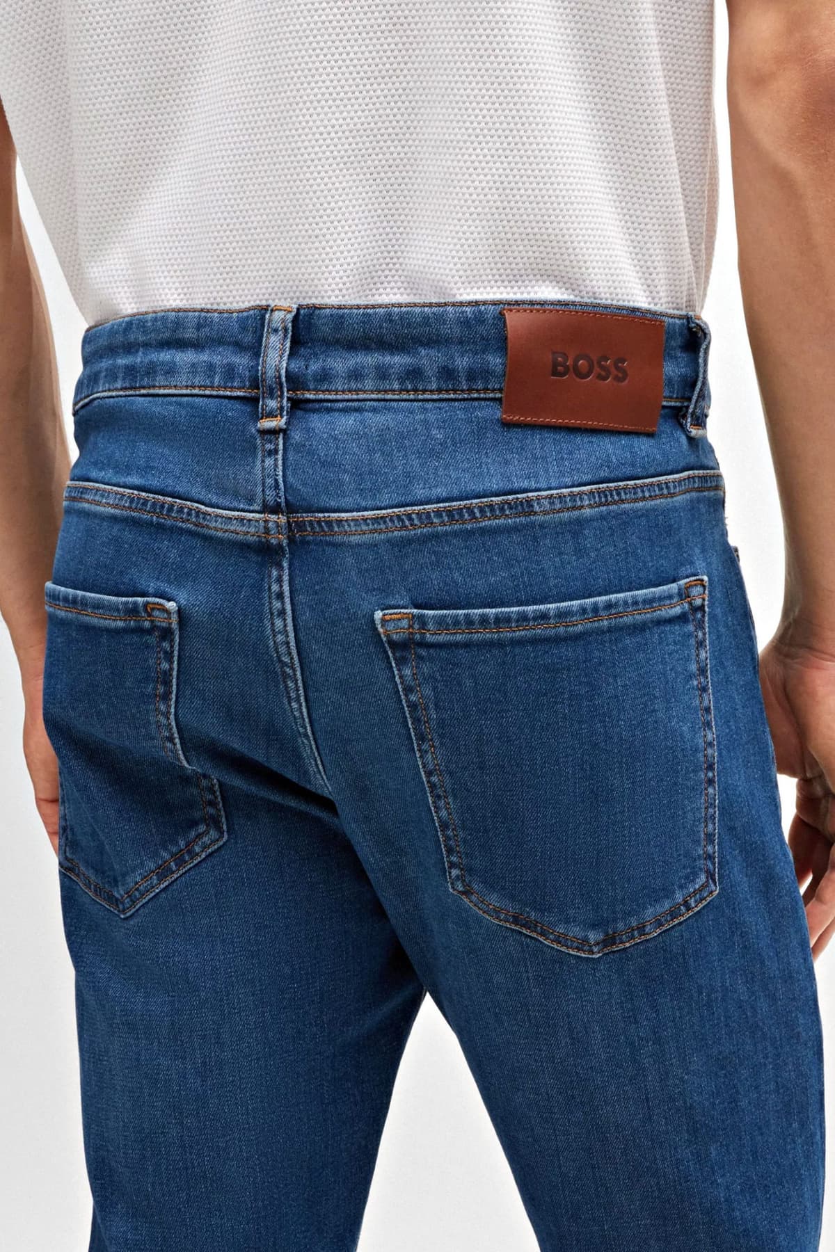 BOSS ΠΑΝΤΕΛΟΝΙ JEANS DELAWARE3-1-20 SLIM FIT ΜΠΛΕ