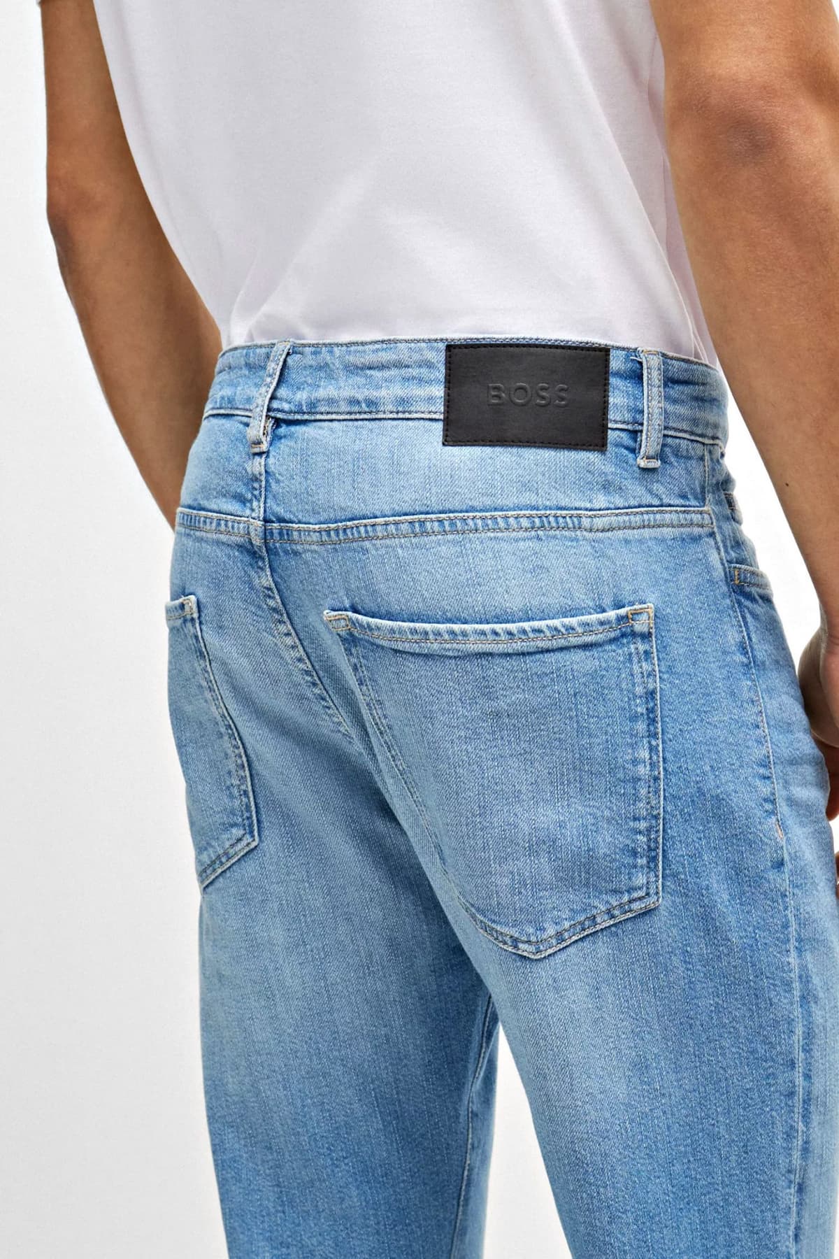 BOSS ΠΑΝΤΕΛΟΝΙ JEANS DELAWARE 3-1 BF SLIM FIT ΣΙΕΛ