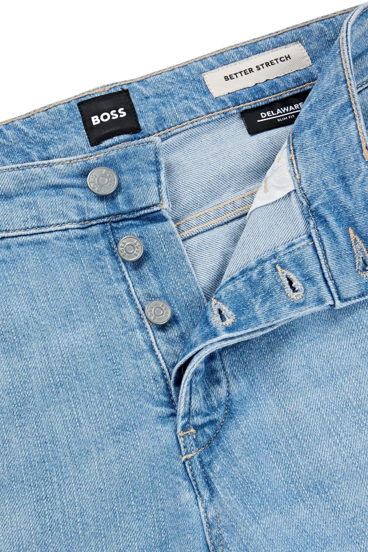 BOSS ΠΑΝΤΕΛΟΝΙ JEANS DELAWARE 3-1 BF SLIM FIT ΣΙΕΛ