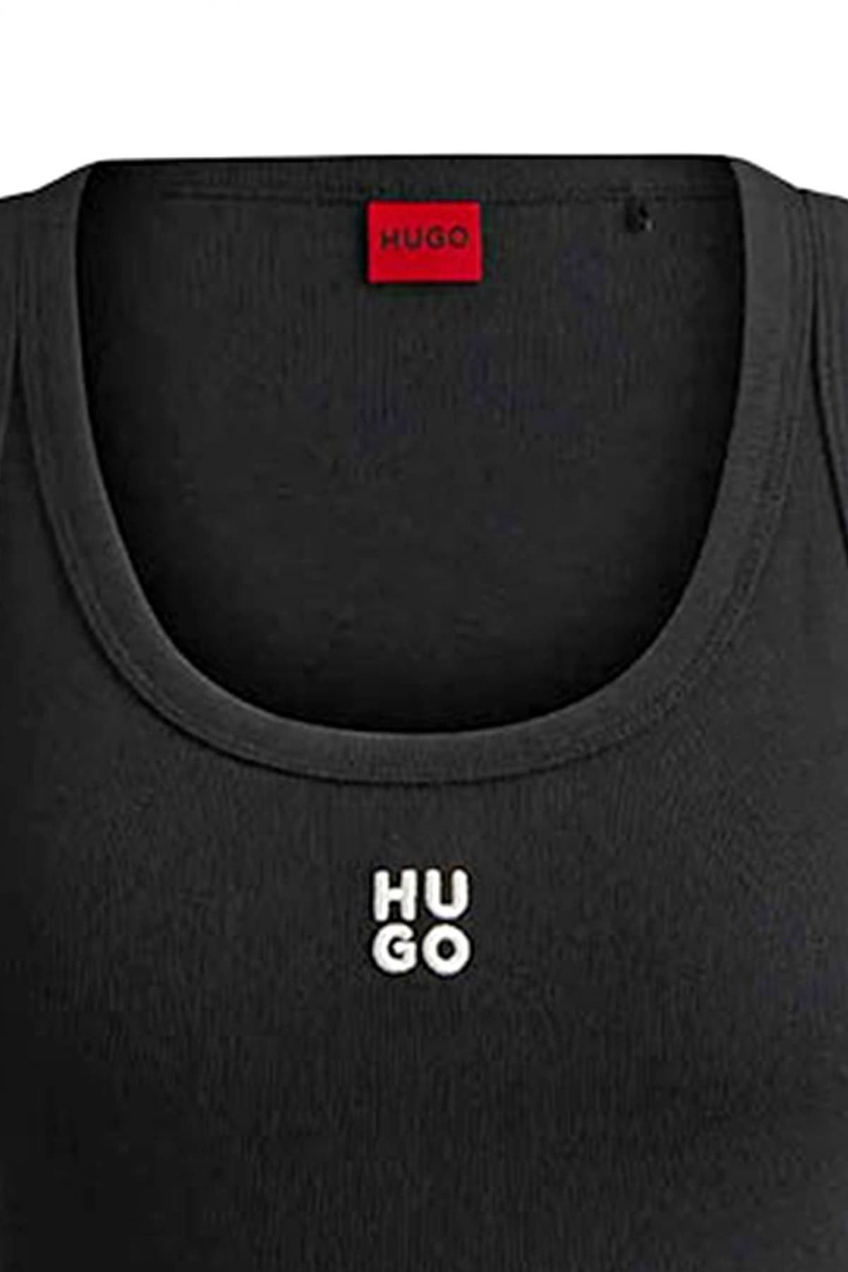 HUGO TOP DATAMIA LOGO ΜΑΥΡΟ