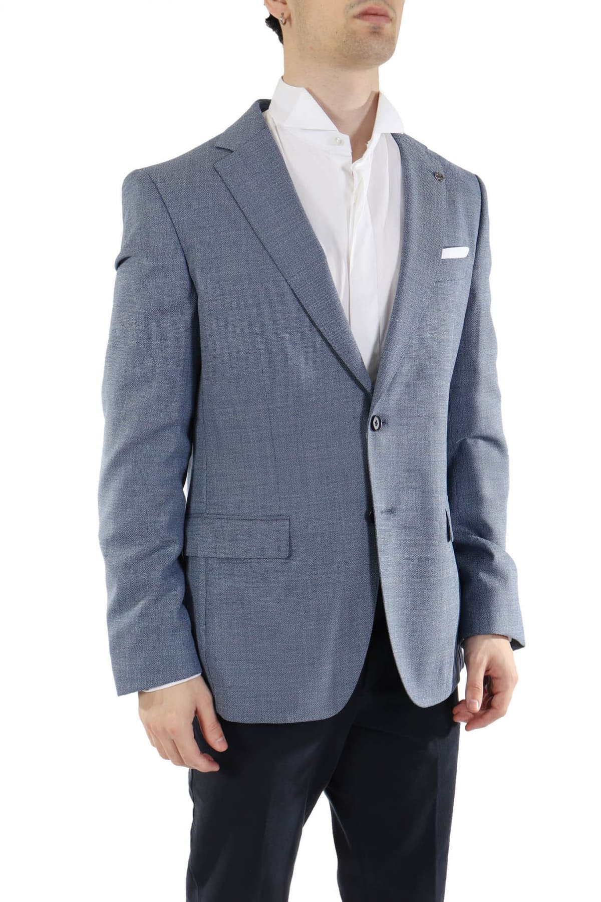 BOSS ΣΑΚΑΚΙ H-HUTSON-233 SLIM FIT ΓΑΛΑΖΙΟ