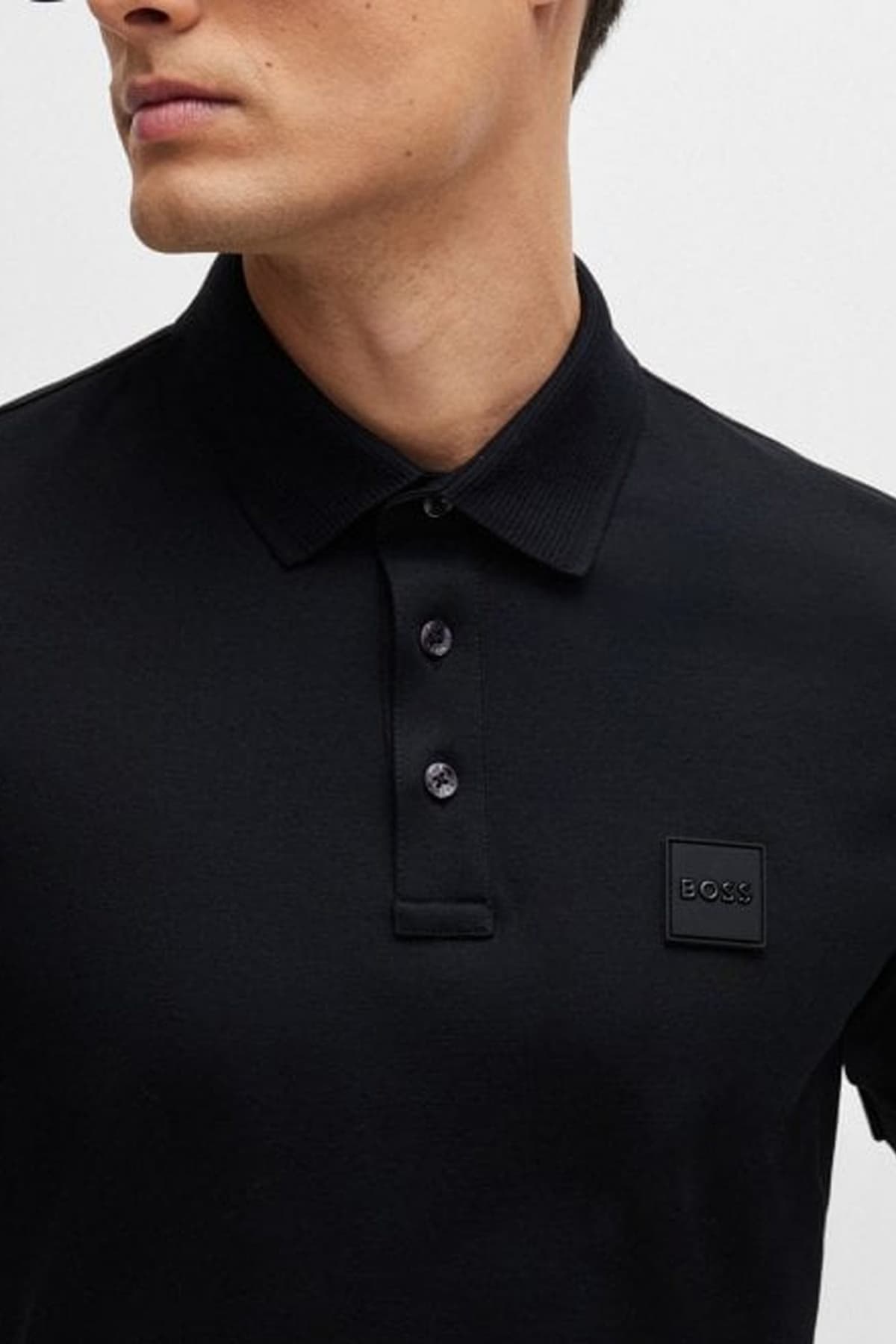 BOSS POLO MERCERISED PARLAY 143 ΜΠΛΕ