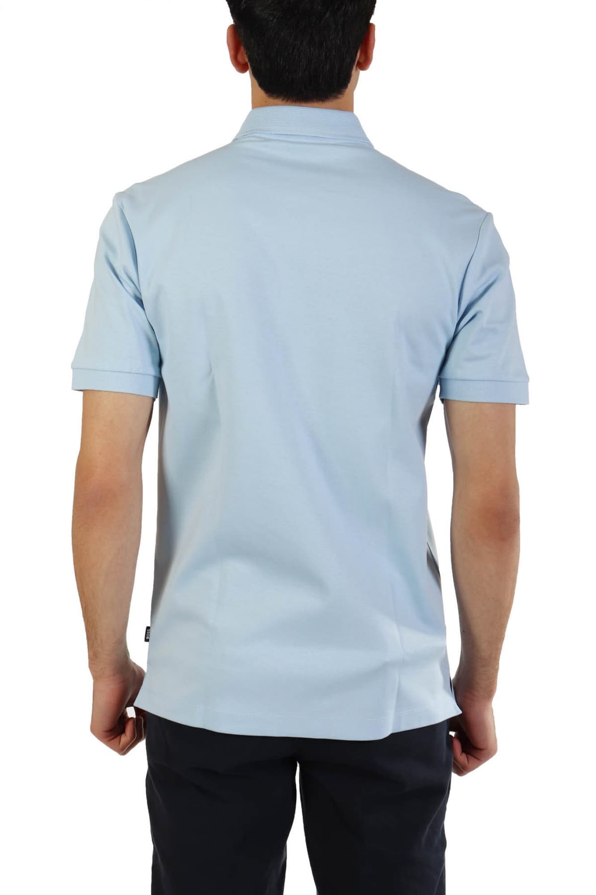 BOSS POLO PARLAY 143 MERCERISED ΣΙΕΛ