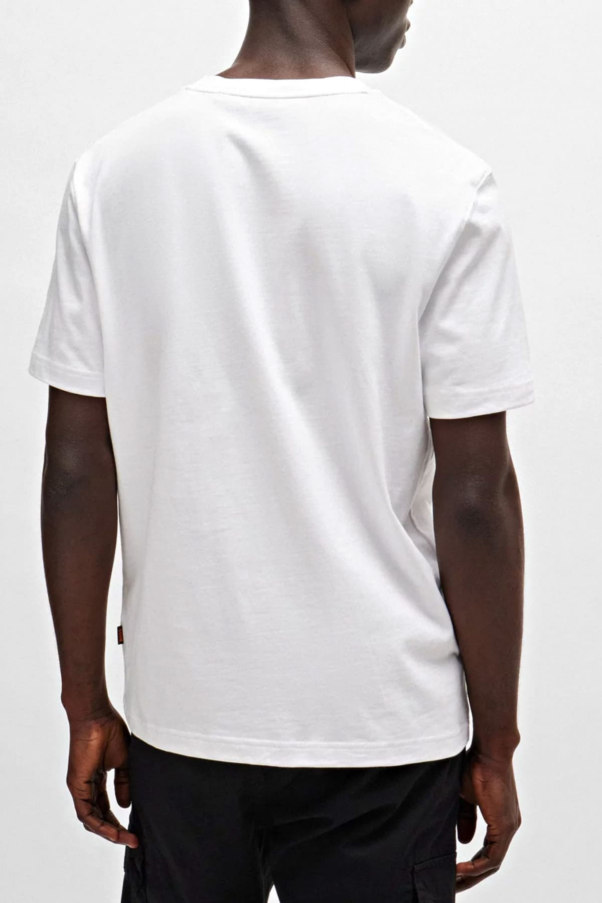 BOSS CASUAL T-SHIRT TE_TUCAN ΛΕΥΚΟ