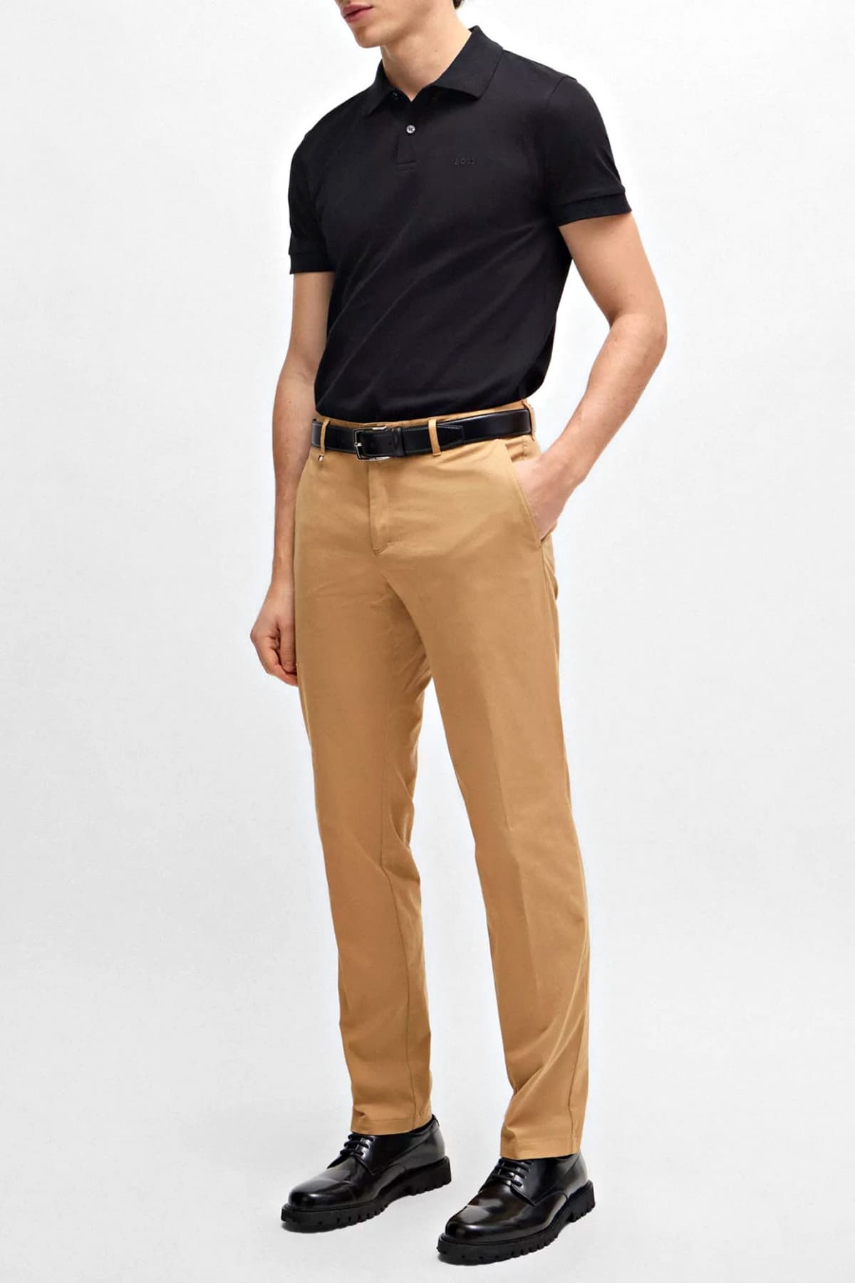 BOSS ΠΑΝΤΕΛΟΝΙ CHINO SLIM FIT C-GENIUS-242F ΚΑΜΗΛΟ