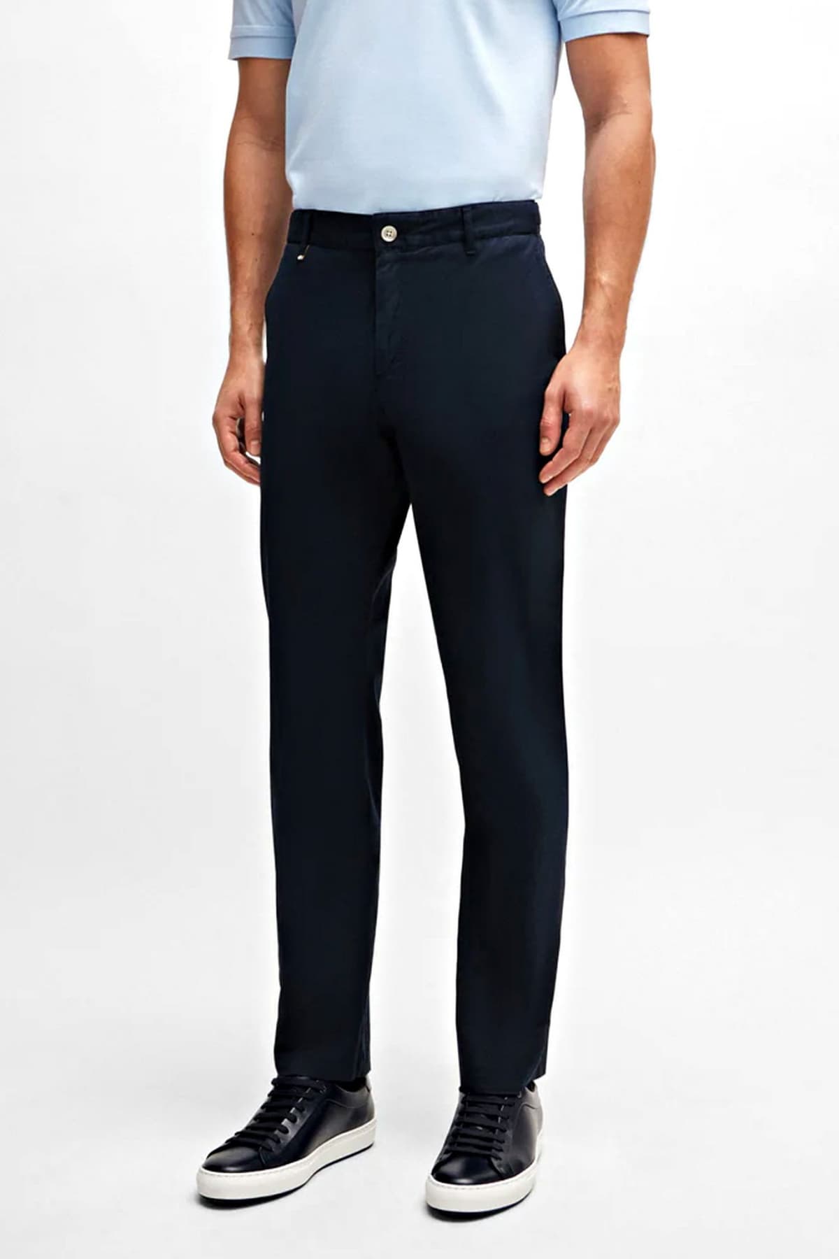 BOSS ΠΑΝΤΕΛΟΝΙ CHINO SLIM FIT C-GENIUS-242F ΜΠΛΕ