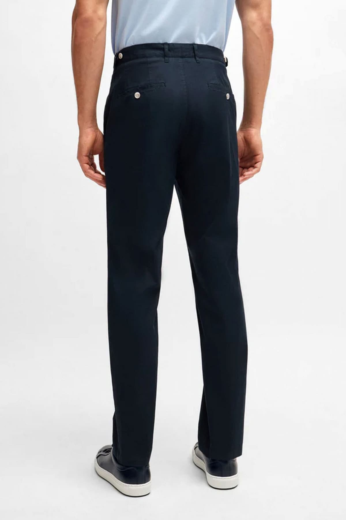 BOSS ΠΑΝΤΕΛΟΝΙ CHINO SLIM FIT C-GENIUS-242F ΜΠΛΕ