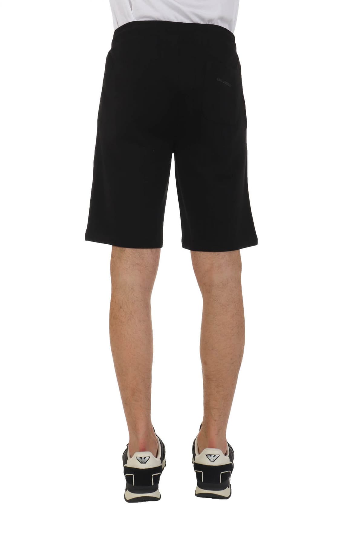 KARL LAGERFELD ΒΕΡΜΟΥΔΑ LOGO ΜΑΥΡΟ