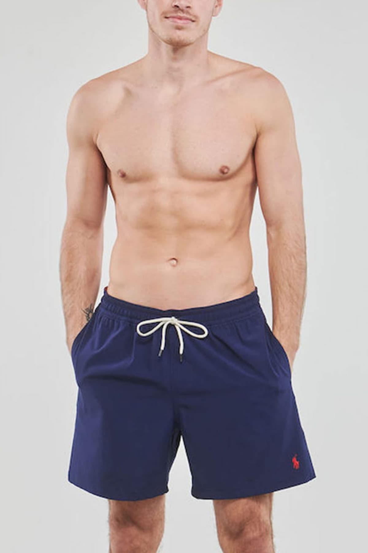 RALPH LAUREN ΜΑΓΙΩ TRAVELER SHORT ΜΠΛΕ