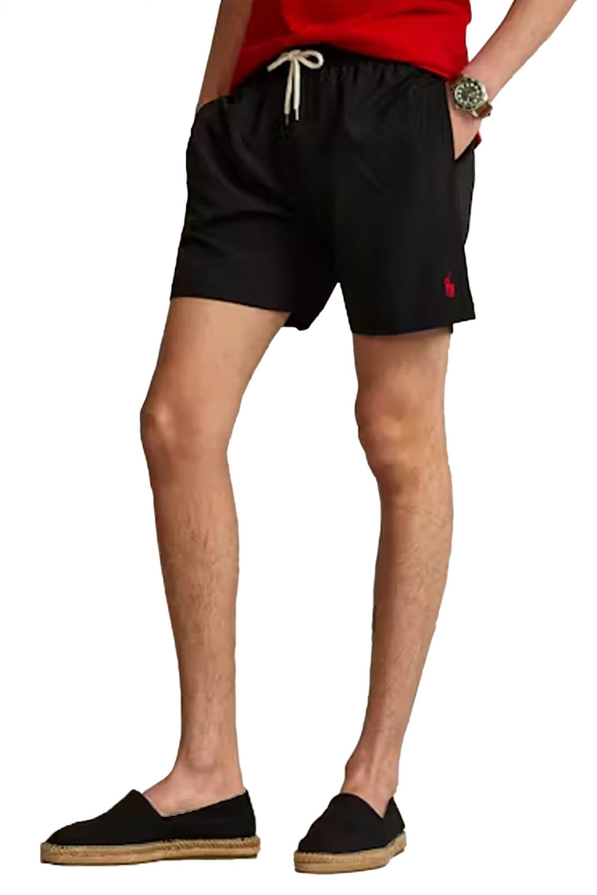 RALPH LAUREN ΜΑΓΙΩ TRAVELER SHORT ΜΑΥΡΟ