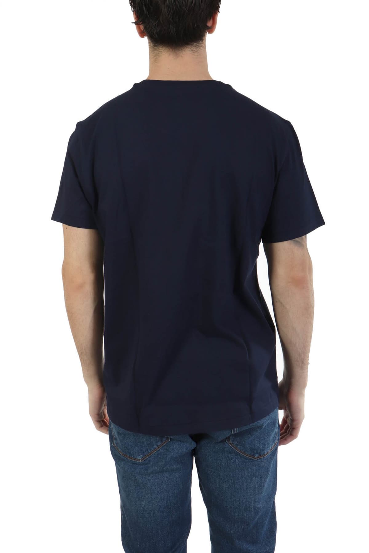 RALPH LAUREN T-SHIRT UNDERWEAR LOGO ΜΠΛΕ