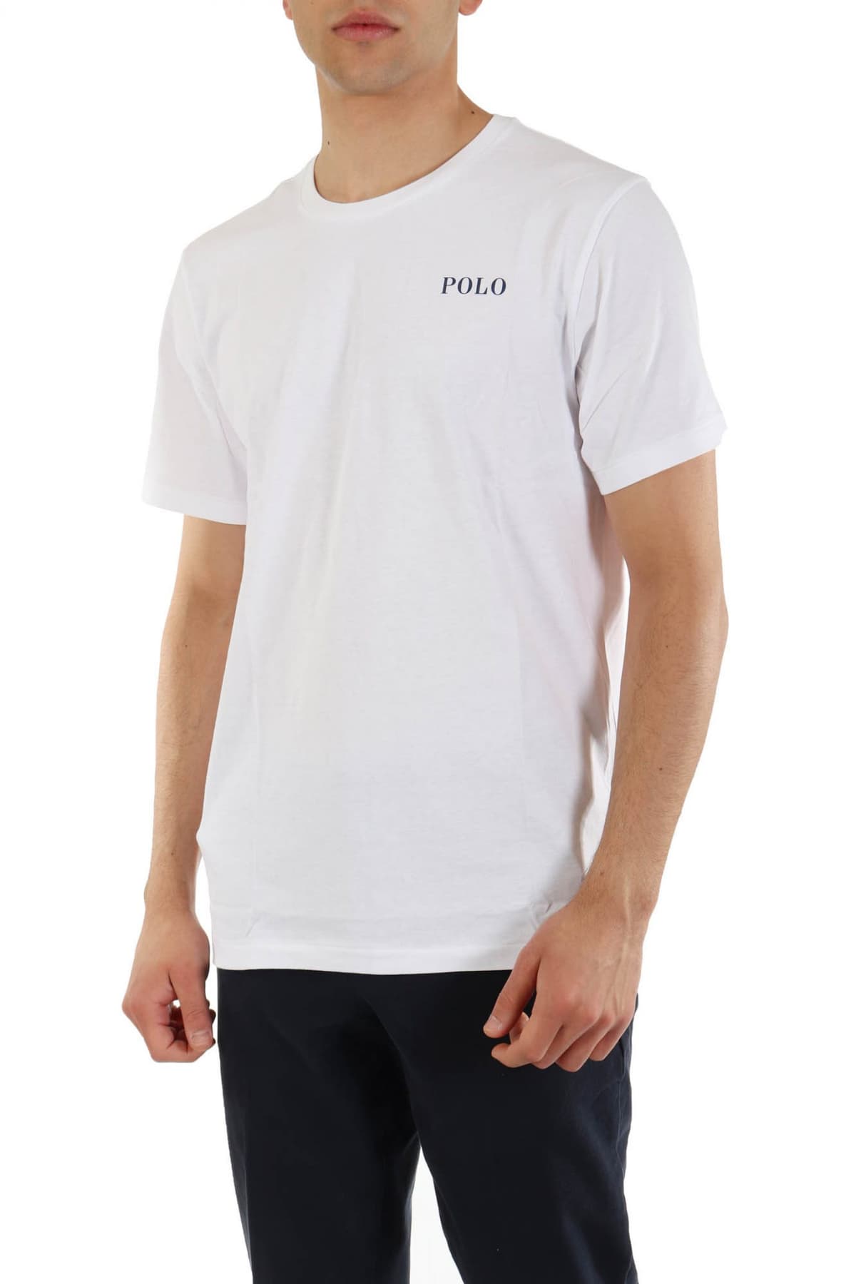 RALPH LAUREN T-SHIRT UNDERWEAR LOGO ΛΕΥΚΟ