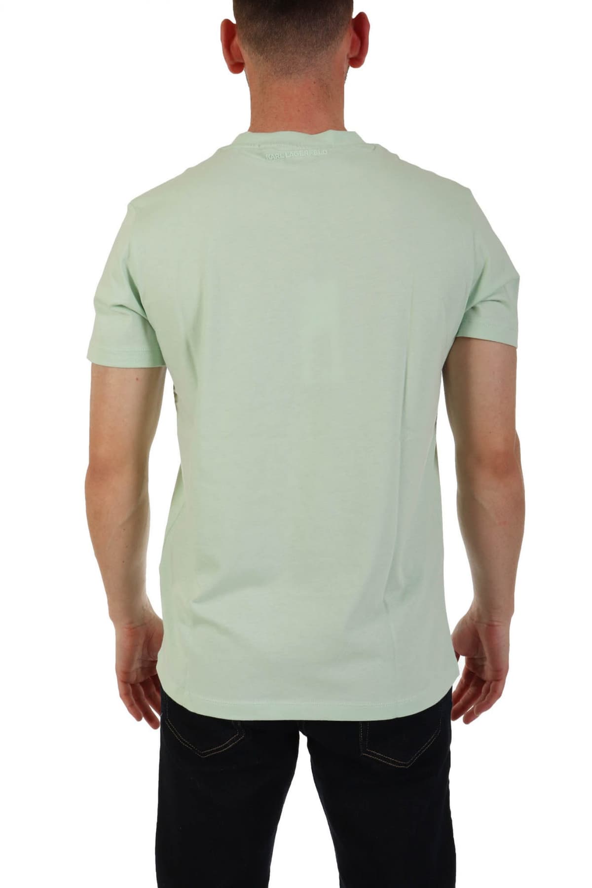 KARL LAGERFELD T-SHIRT CREW NECK LOGO ΦΥΣΤΙΚΙ