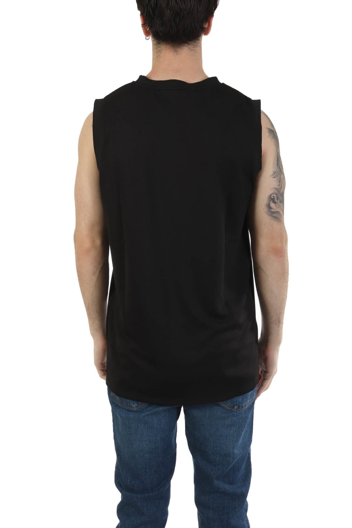 KARL LAGERFELD TANK TOP LOGO ΜΑΥΡΟ