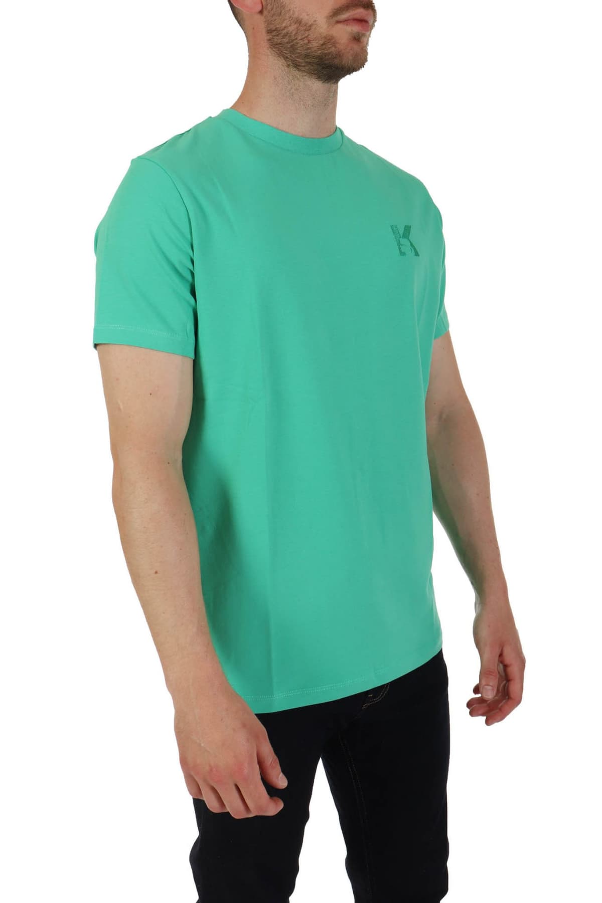 KARL LAGERFELD T-SHIRT LOGO ΠΡΑΣΙΝΟ