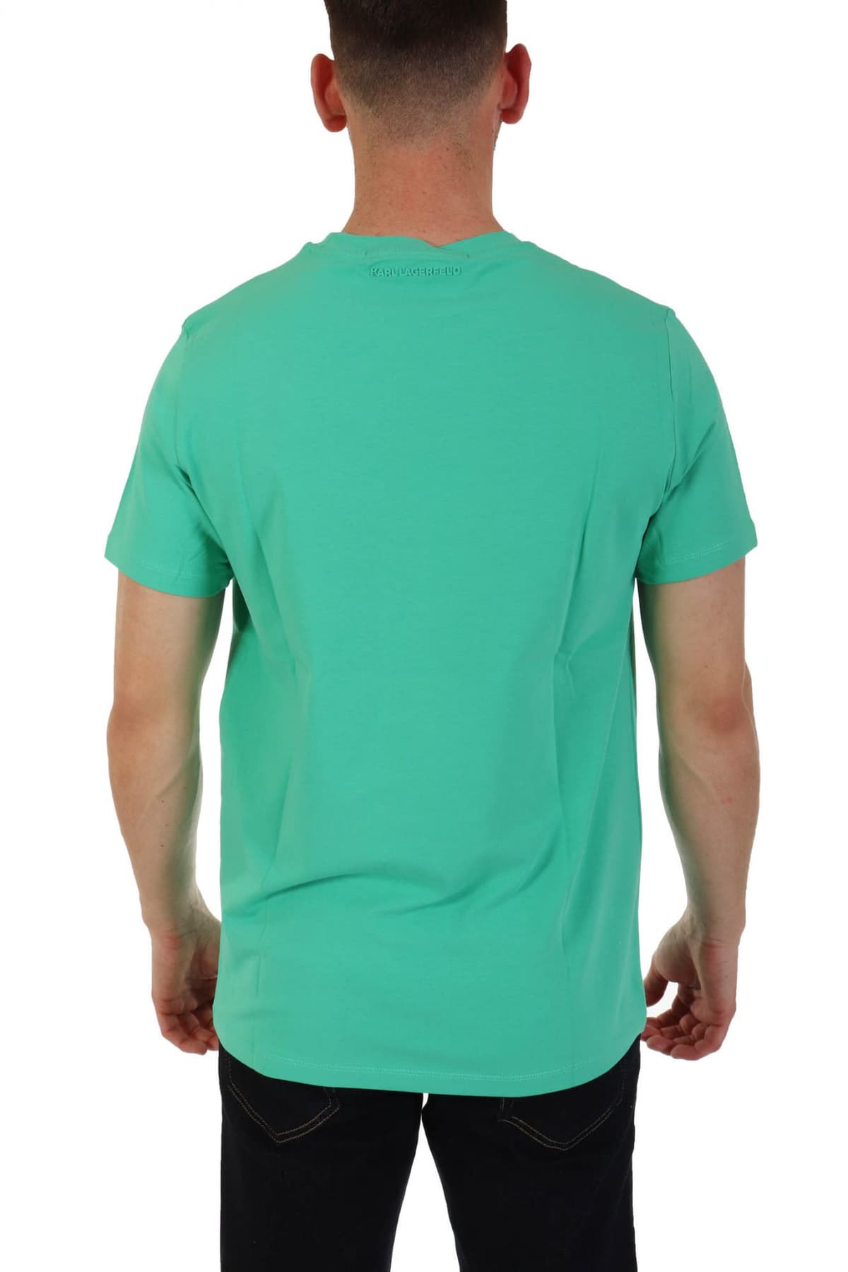 KARL LAGERFELD T-SHIRT LOGO ΠΡΑΣΙΝΟ