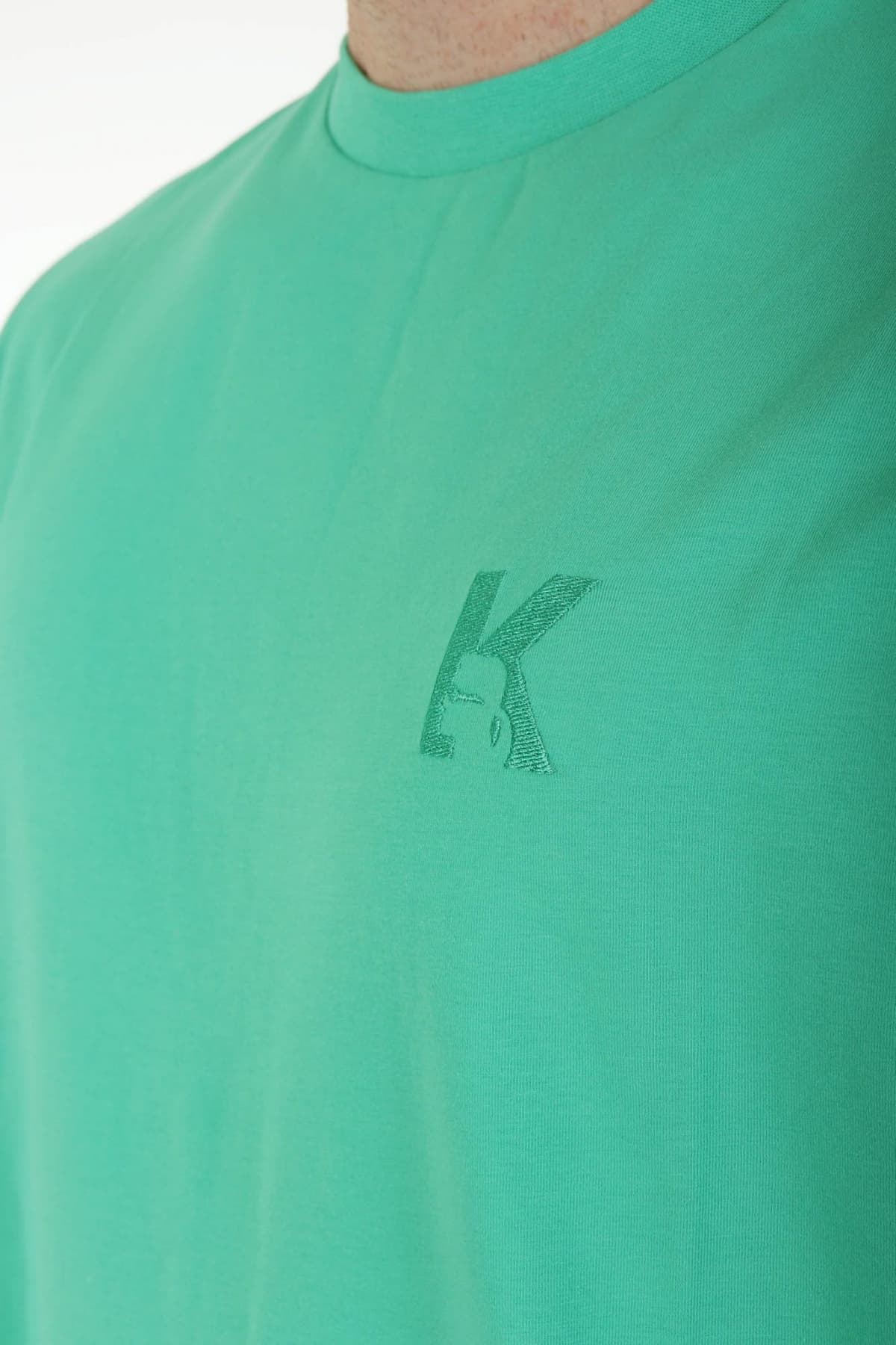 KARL LAGERFELD T-SHIRT LOGO ΠΡΑΣΙΝΟ