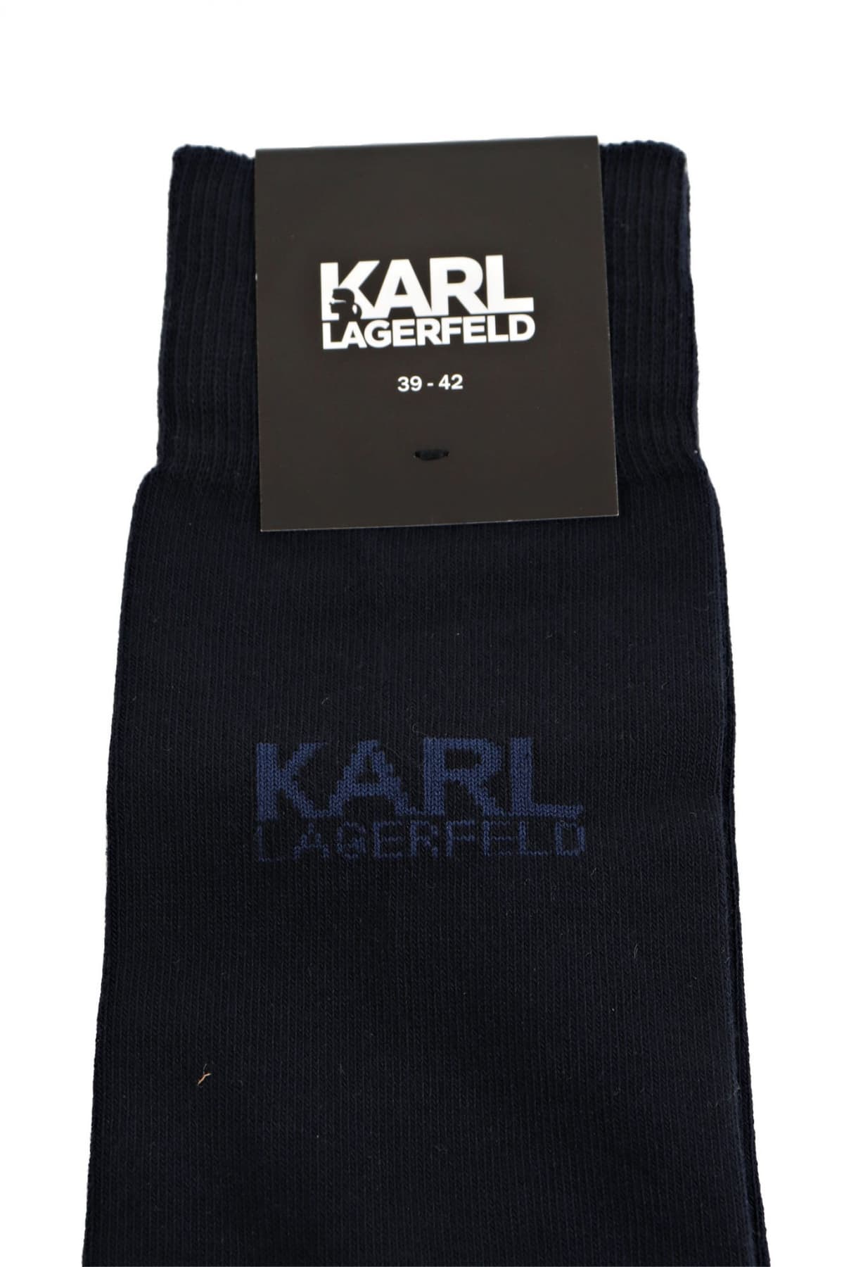 KARL LAGERFELD ΚΑΛΤΣΕΣ LOGO ΜΠΛΕ