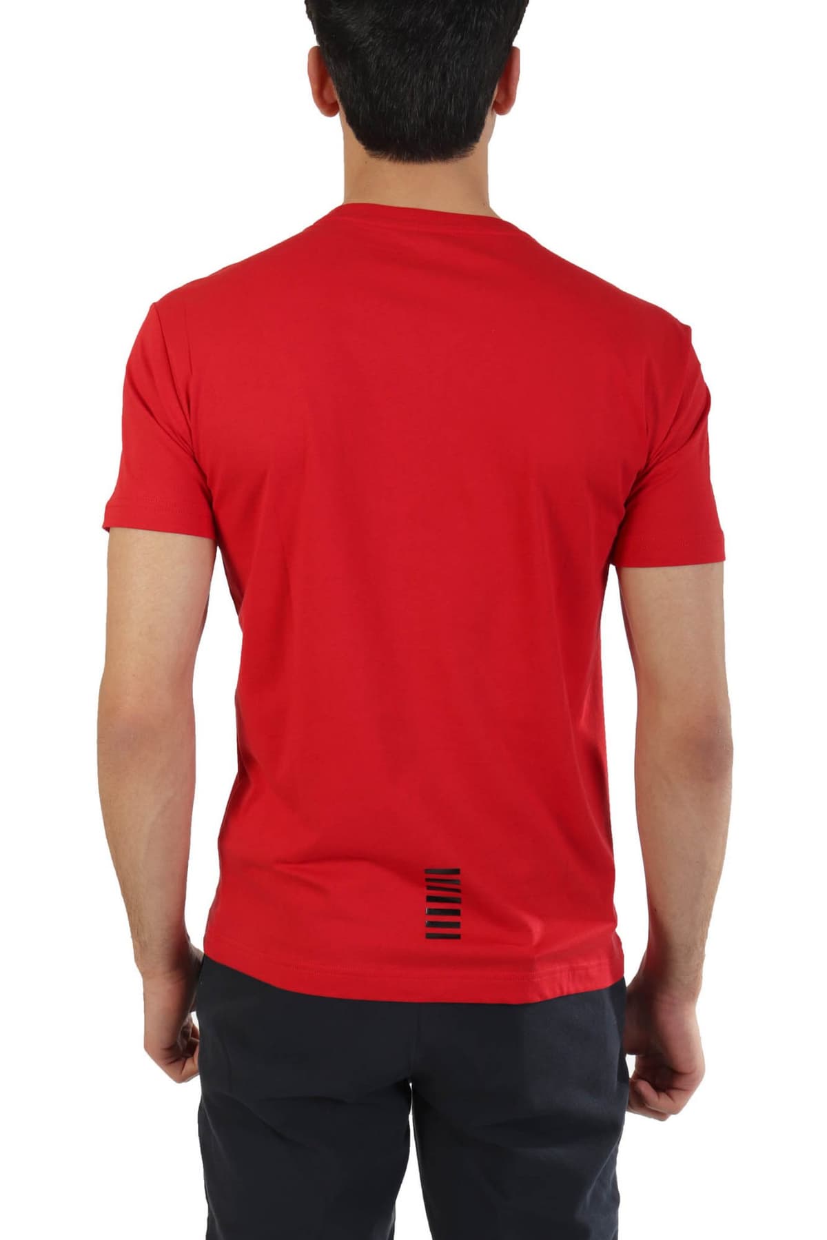 ARMANI 7 T-SHIRT LOGO ΚΟΚΚΙΝΟ