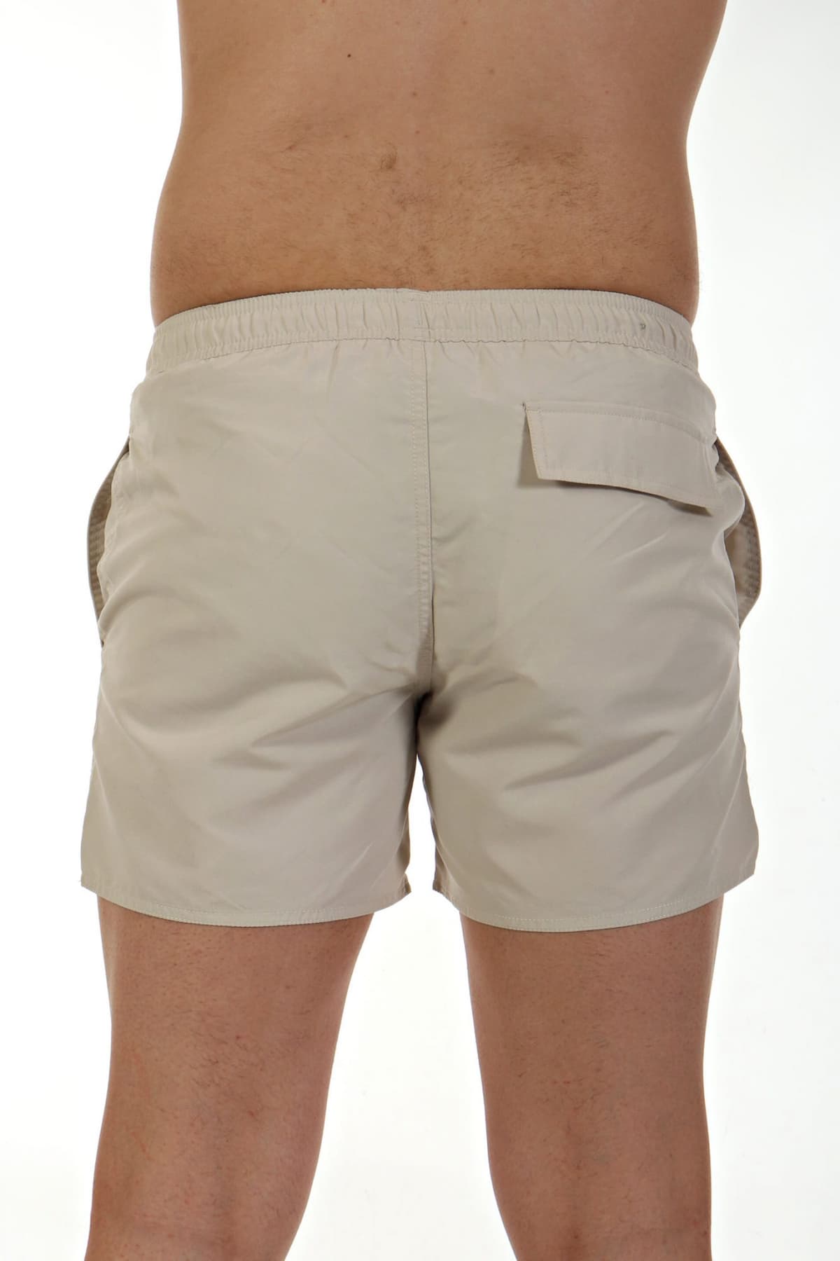 ARMANI 7 ΜΑΓΙΩ SHORTS LOGO ΕΚΡΟΥ