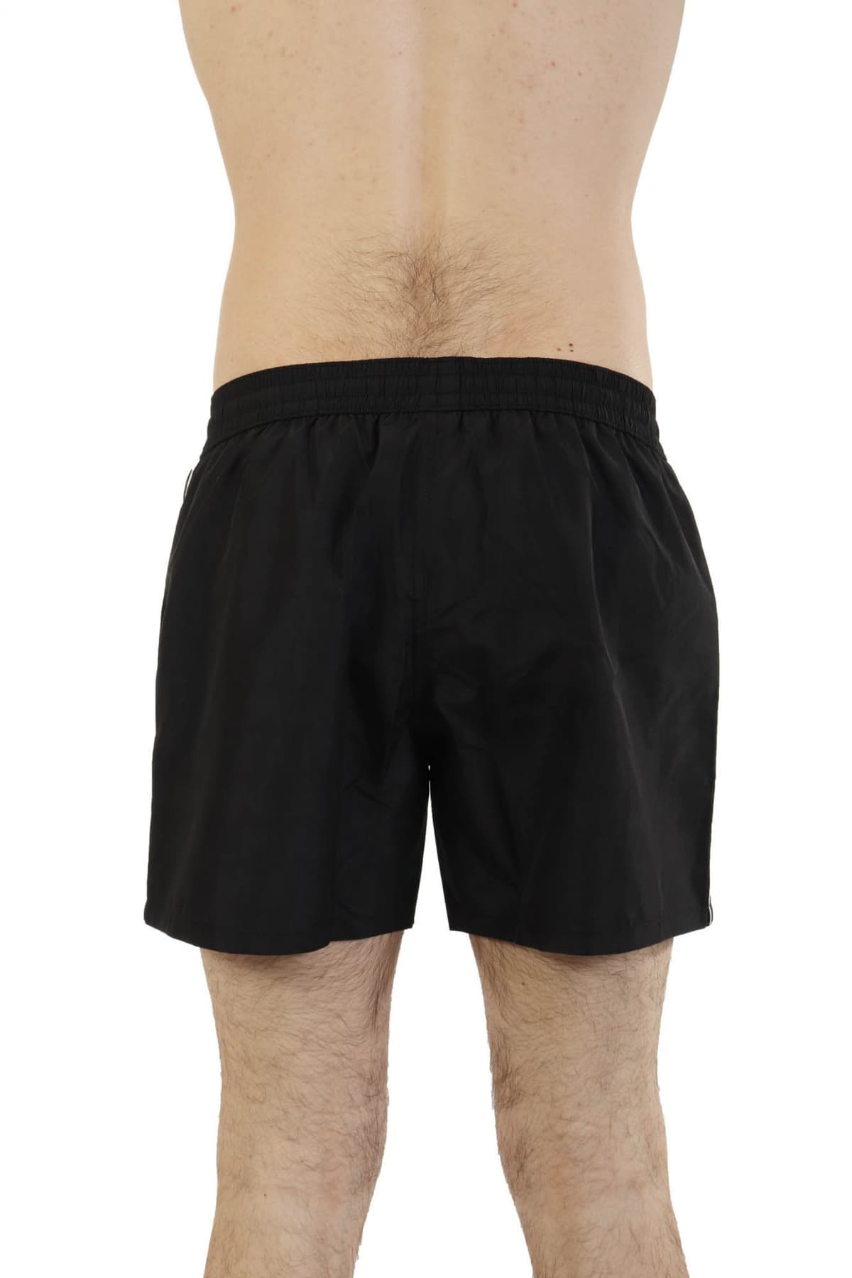 BALMAIN ΜΑΓΙΩ SHORTS LOGO ΜΑΥΡΟ-ΛΕΥΚΟ