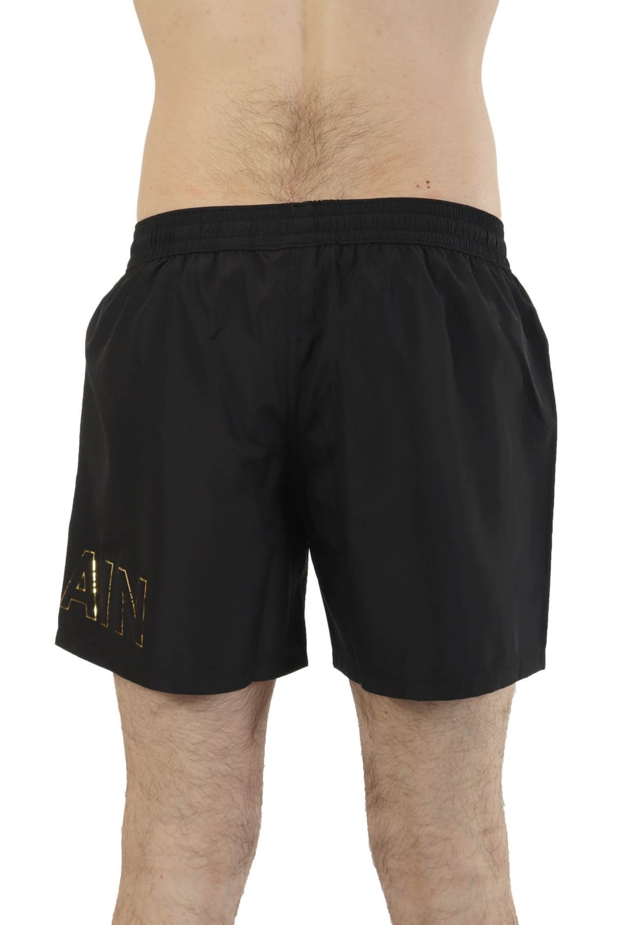 BALMAIN ΜΑΓΙΩ SHORTS LOGO ΜΑΥΡΟ-ΧΡΥΣΟ