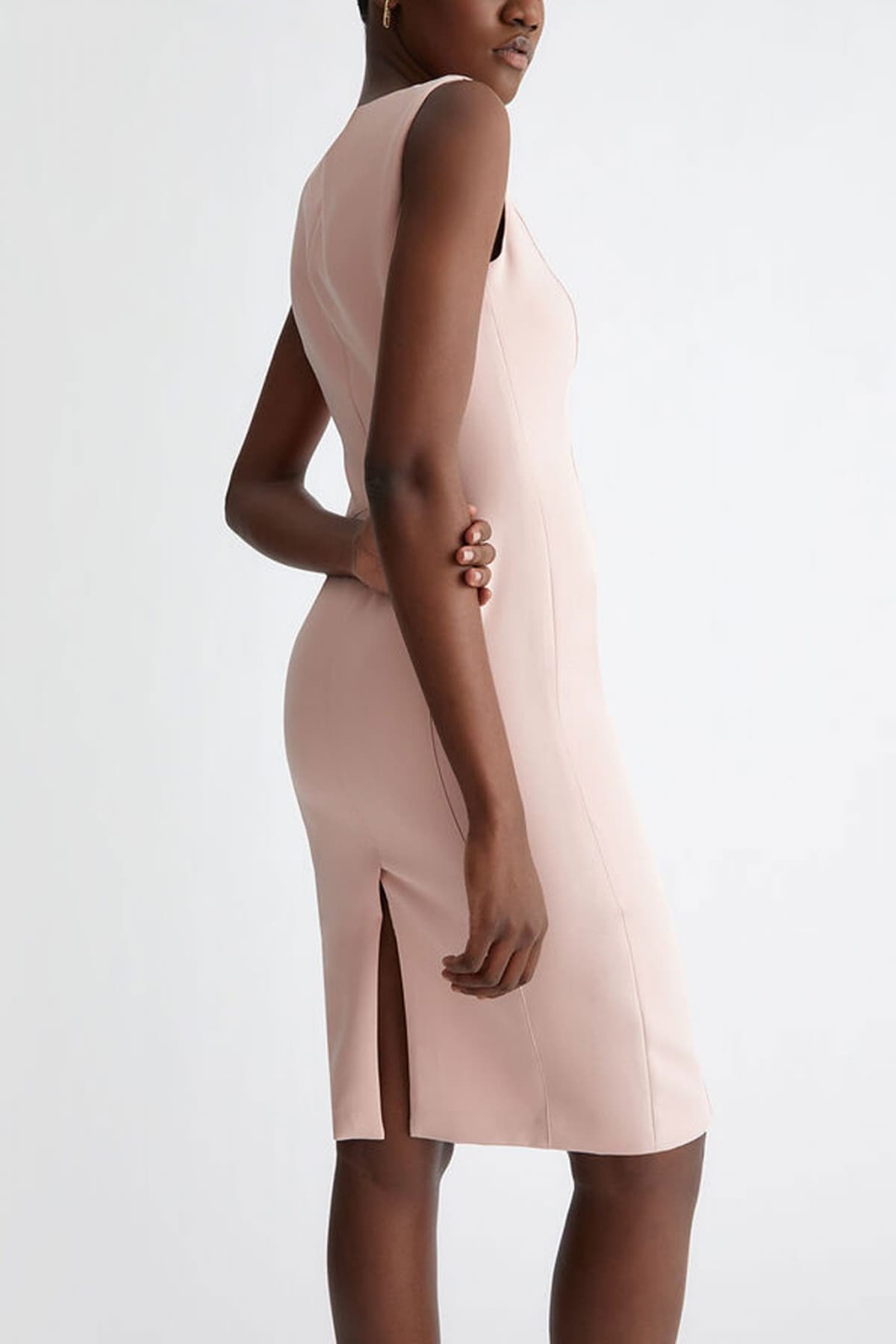 LIU-JO ΦΟΡΕΜΑ MIDI LOGO ΜΕΤΑΛΛΙΚΟ ΣΟΜΟΝ