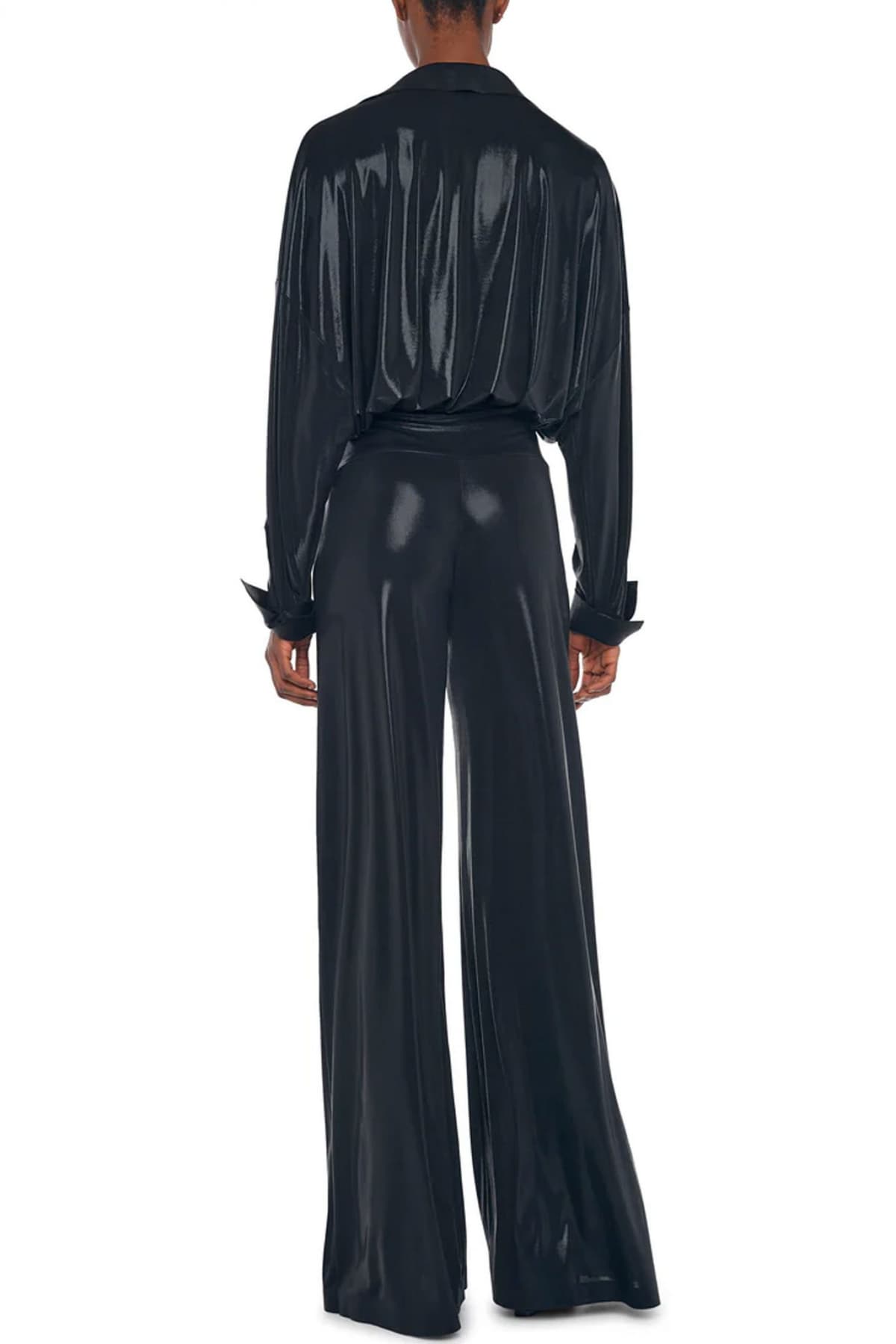 NORMA KAMALI ΠΑΝΤΕΛΟΝΑ ΜΕΤΑΛΛΙΖΕ ΜΑΥΡΟ