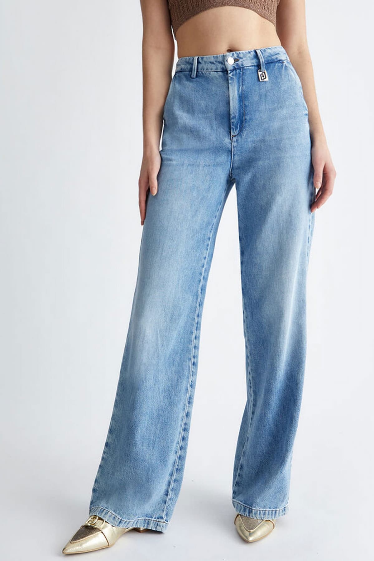 LIU-JO ΠΑΝΤΕΛΟΝΙ JEANS ΜΠΛΕ