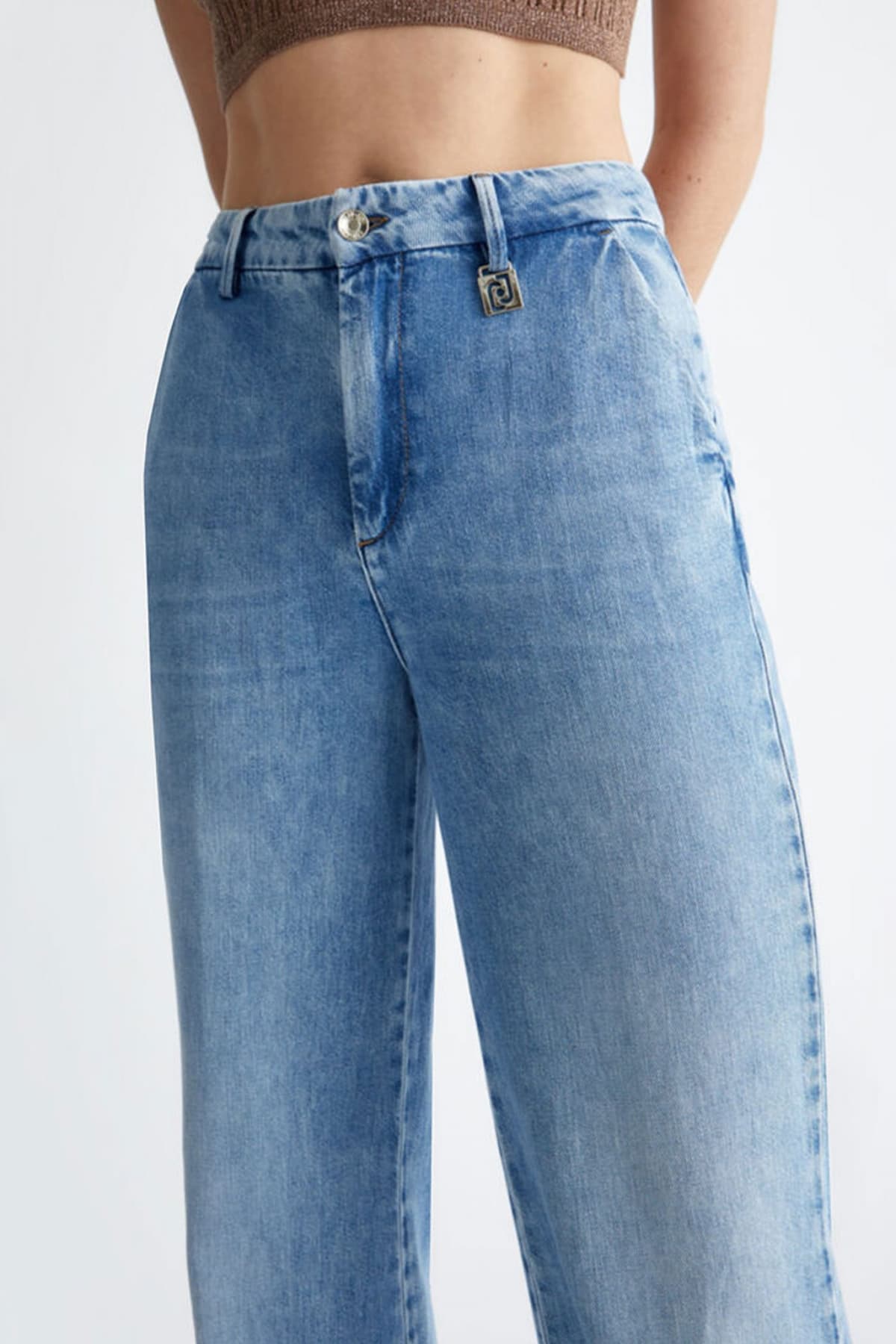 LIU-JO ΠΑΝΤΕΛΟΝΙ JEANS ΜΠΛΕ