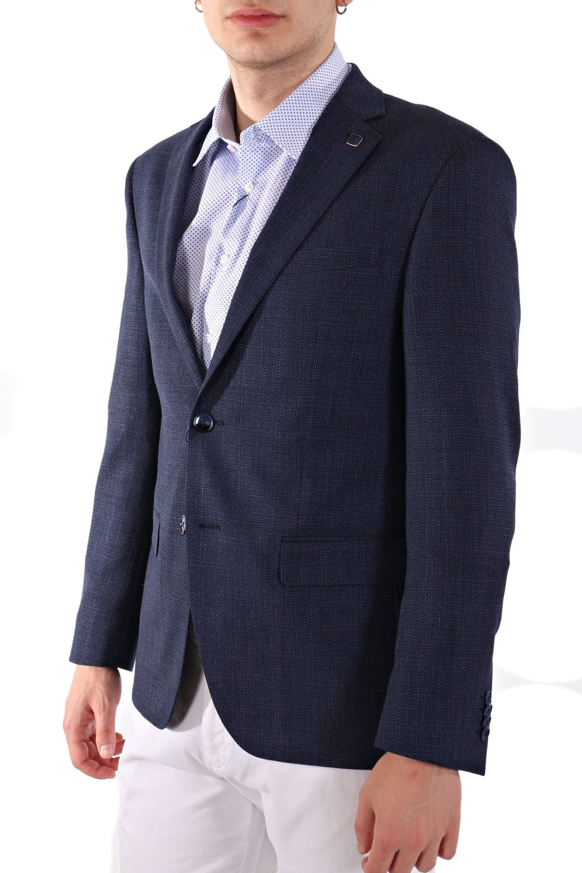 HECHTER ΣΑΚΑΚΙ ΔΙΚΟΥΜΠΟ MODERN FIT INDIGO ΜΠΛΕ