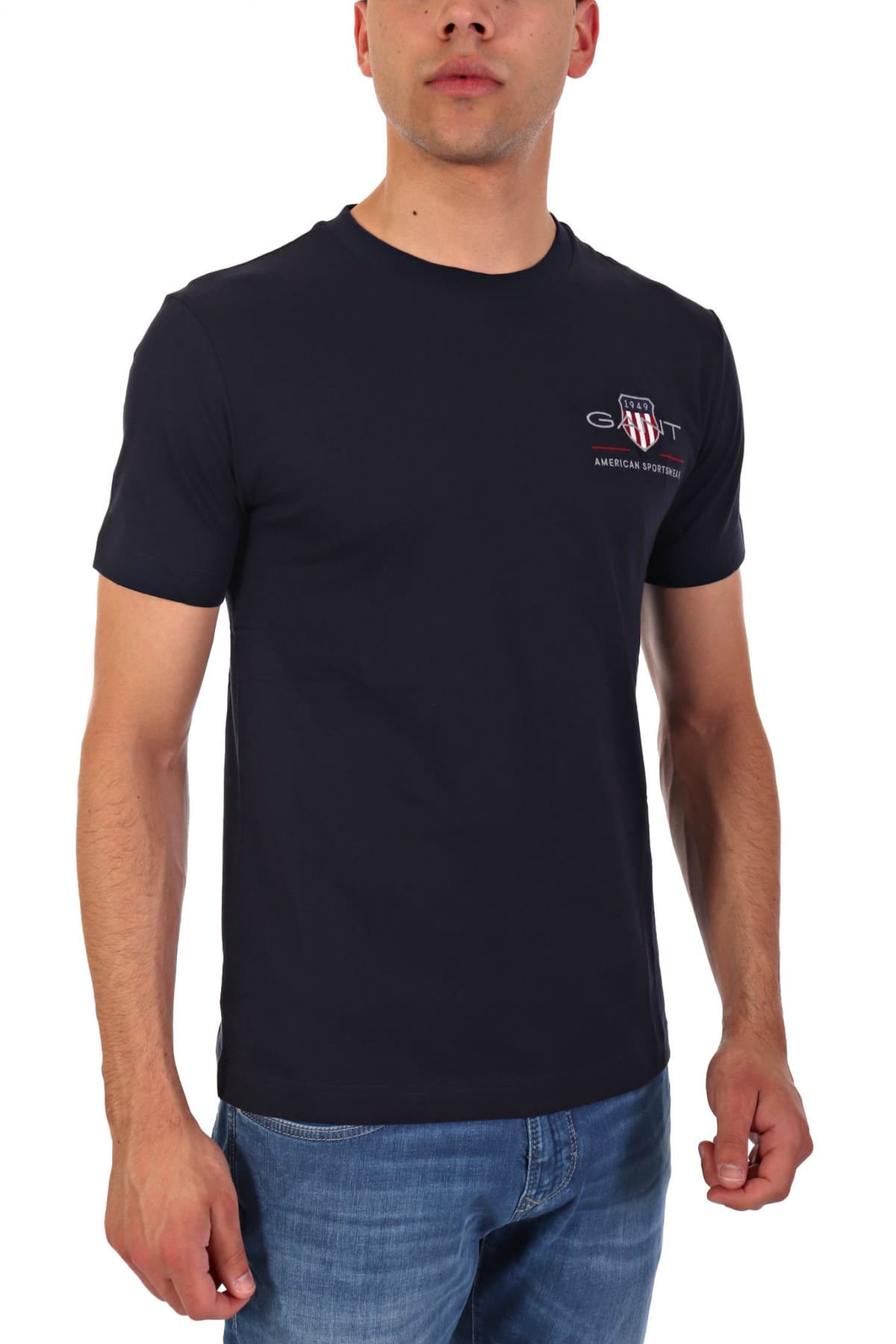 Men's T-Shirts Gant Blue
