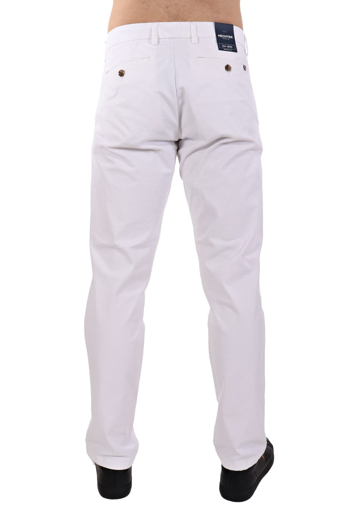 HECHTER ΠΑΝΤΕΛΟΝΙ CHINO REGULAR FIT ΛΕΥΚΟ