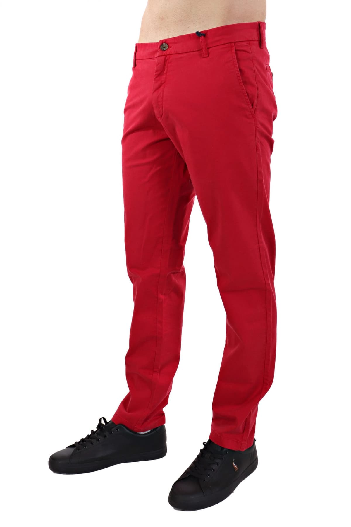 HECHTER ΠΑΝΤΕΛΟΝΙ CHINO REGULAR FIT ΚΟΚΚΙΝΟ