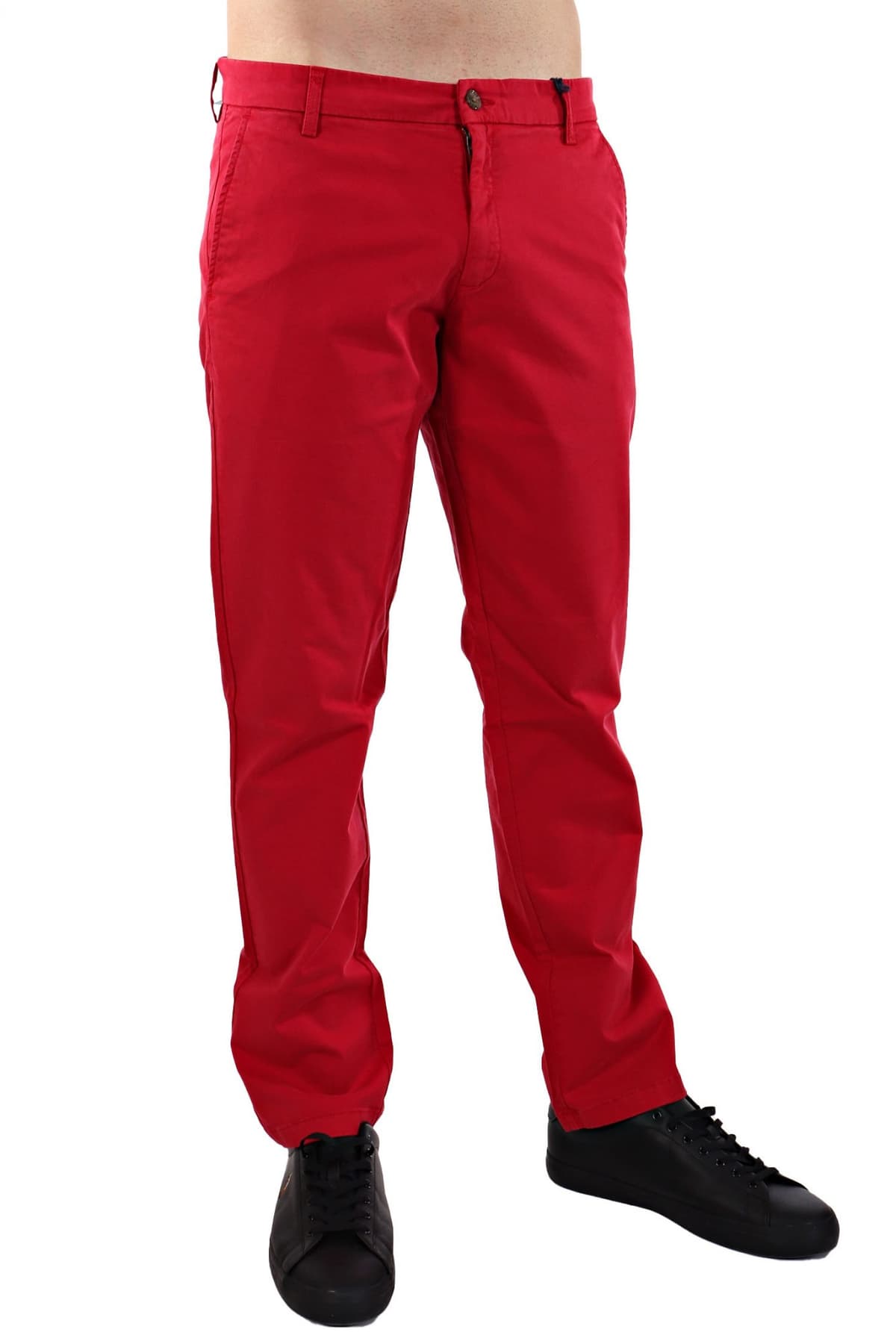 HECHTER ΠΑΝΤΕΛΟΝΙ CHINO REGULAR FIT ΚΟΚΚΙΝΟ