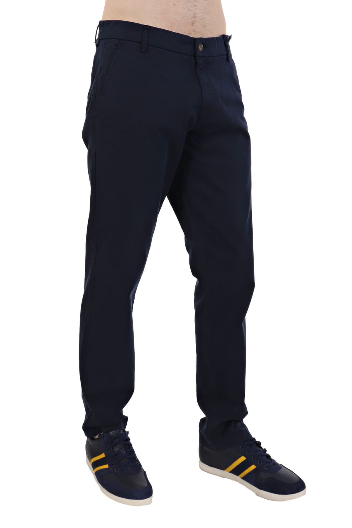 HECHTER ΠΑΝΤΕΛΟΝΙ CHINO REGULAR FIT ΜΑΥΡΟ