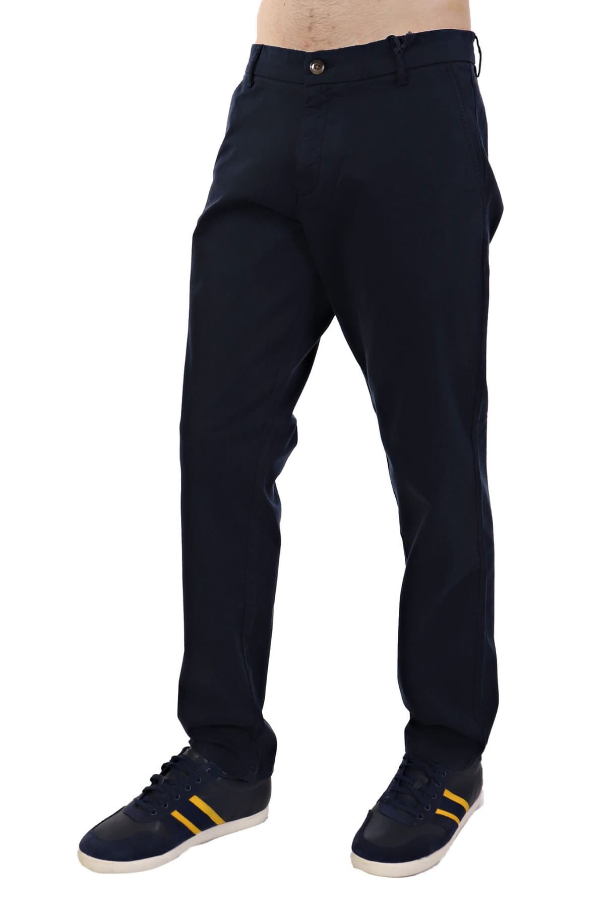 HECHTER ΠΑΝΤΕΛΟΝΙ CHINO REGULAR FIT ΜΑΥΡΟ