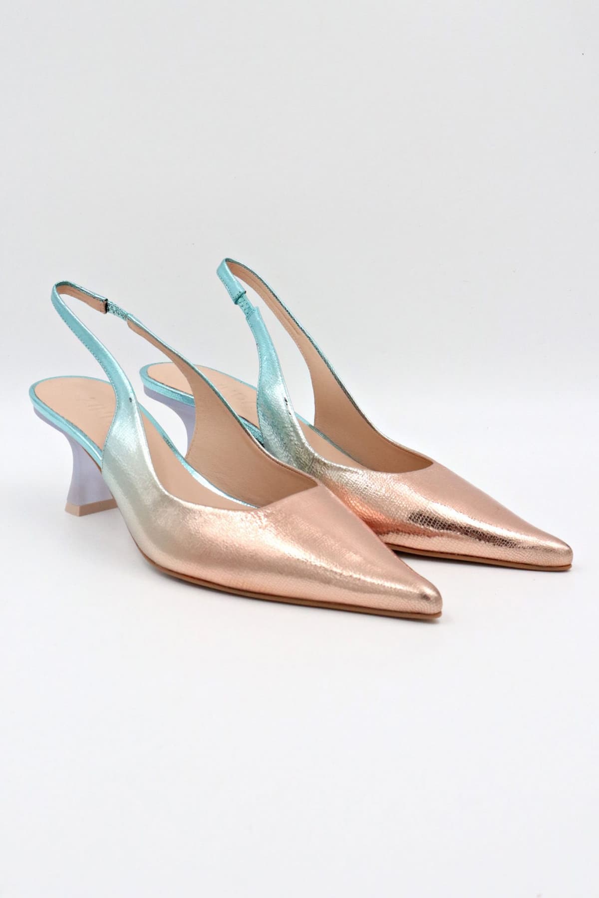 ZINDA ΠΑΠΟΥΤΣΙΑ MULES METAΛΛΙΚΑ ΧΡΩΜΑΤΑ