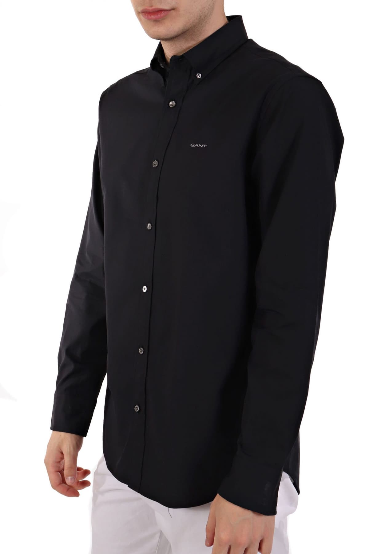 Men's Shirts Gant Black