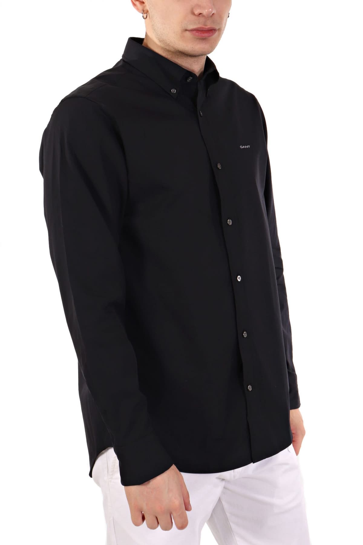 Men's Shirts Gant Black