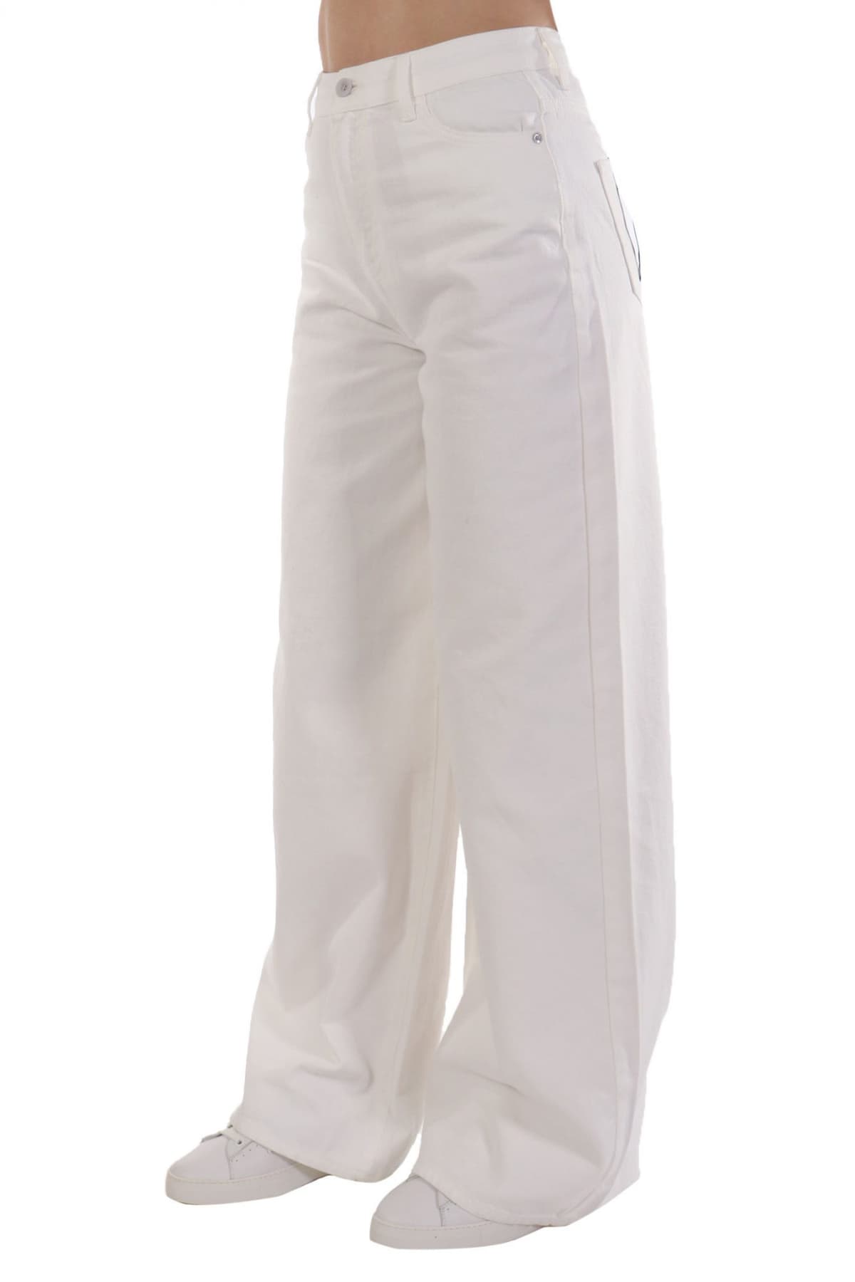 EMPORIO ARMANI ΠΑΝΤΕΛΟΝΙ ΠΕΝΤΑΤΣΕΠΟ JEANS ΛΕΥΚΟ