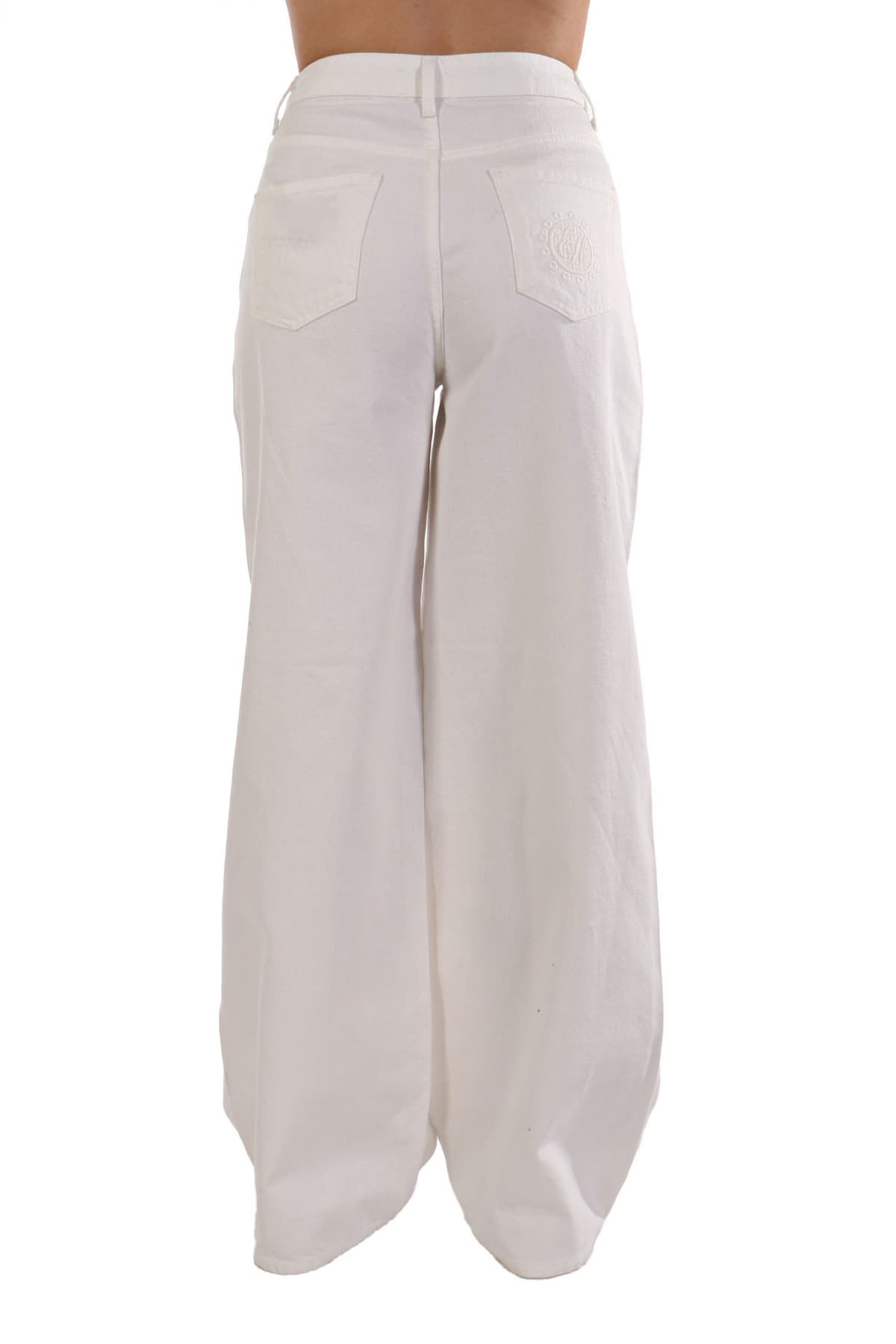 EMPORIO ARMANI ΠΑΝΤΕΛΟΝΙ ΠΕΝΤΑΤΣΕΠΟ JEANS ΛΕΥΚΟ