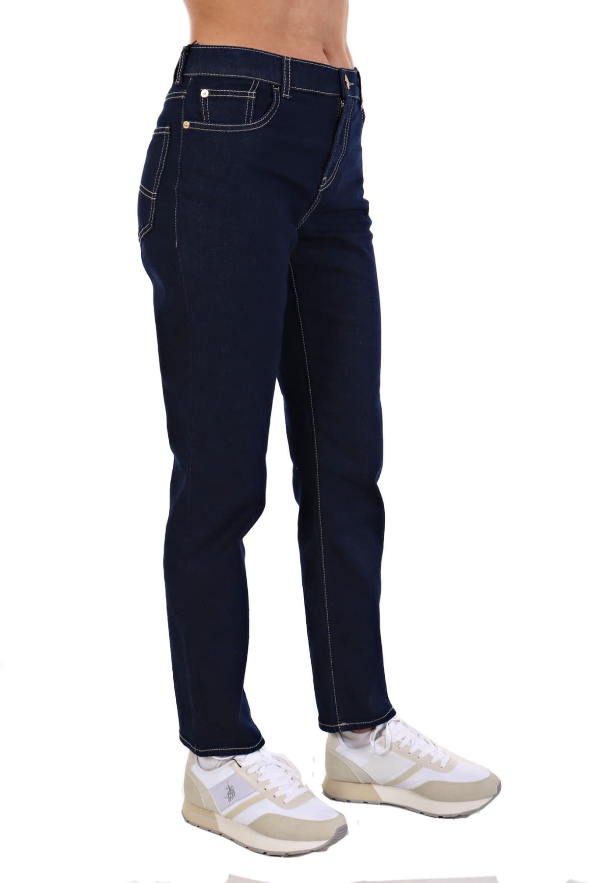 EMPORIO ARMANI ΠΑΝΤΕΛΟΝΙ JEANS J 36 REGULAR FIT LOGO DENIM ΜΠΛΕ