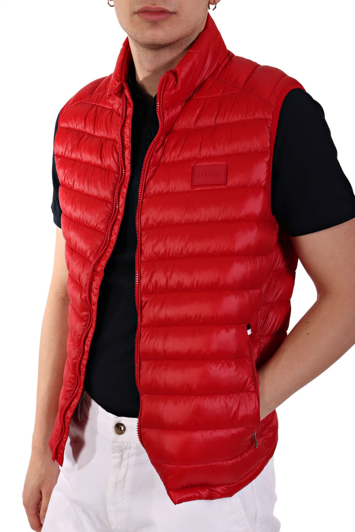 HECHTER ΜΠΟΥΦΑΝ ΑΜΑΝΙΚΟ LOGO ΚΟΚΚΙΝΟ