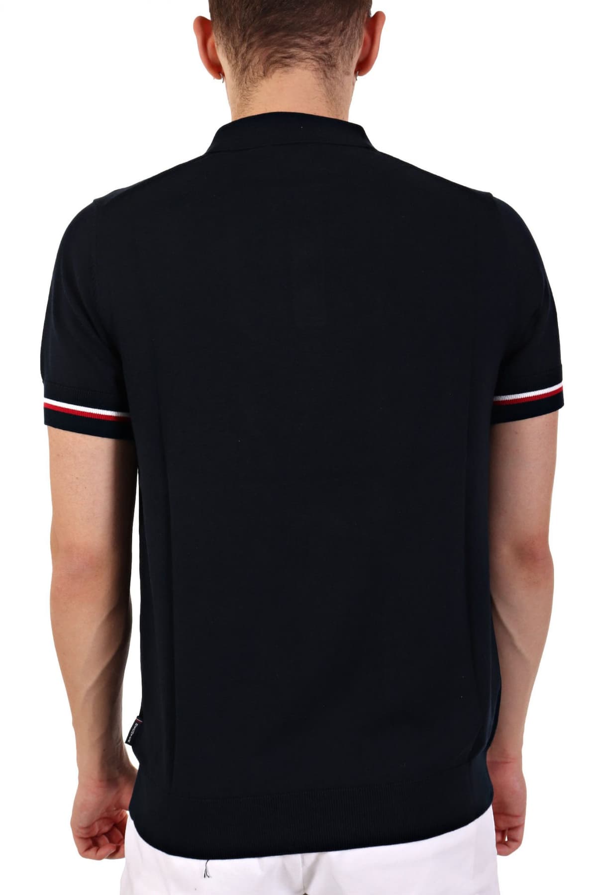 HECHTER POLO KNIT ΜΠΛΕ ΣΚΟΥΡΟ