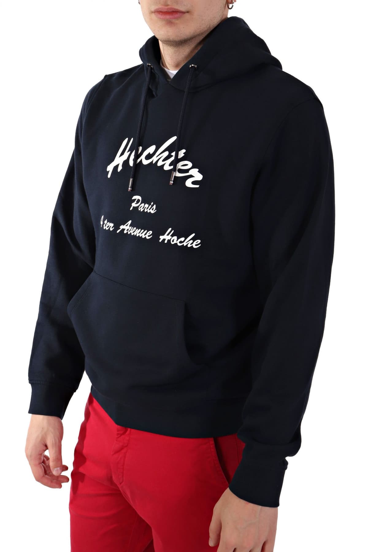 HECHTER SWEAT HOODIE ΜΕ ΚΟΥΚΟΥΛΑ ΜΠΛΕ ΣΚΟΥΡΟ